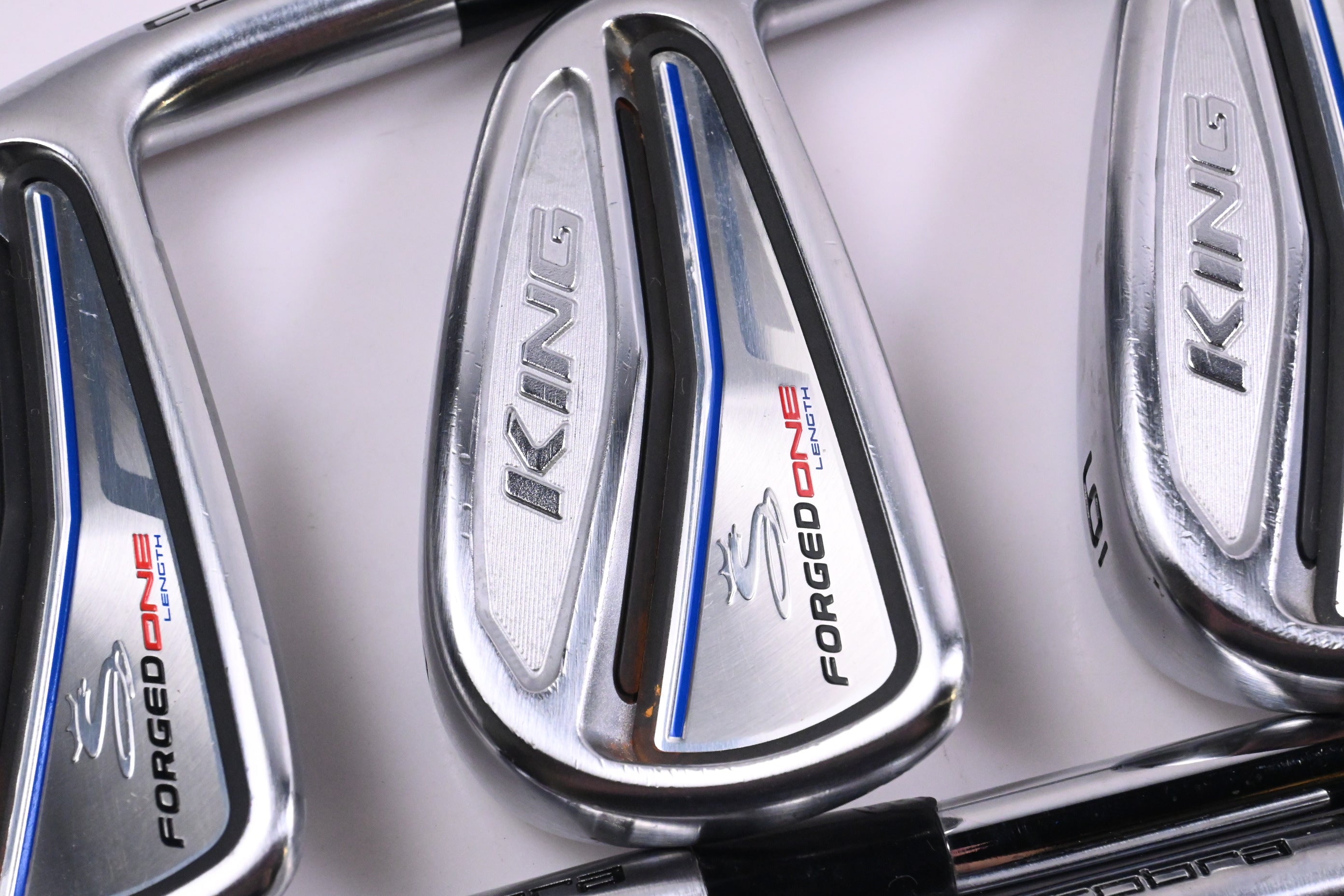 Cobra King Forged One Length Irons / 4-9i / Regular Flex KBS Tour FLT 110 Shaft
