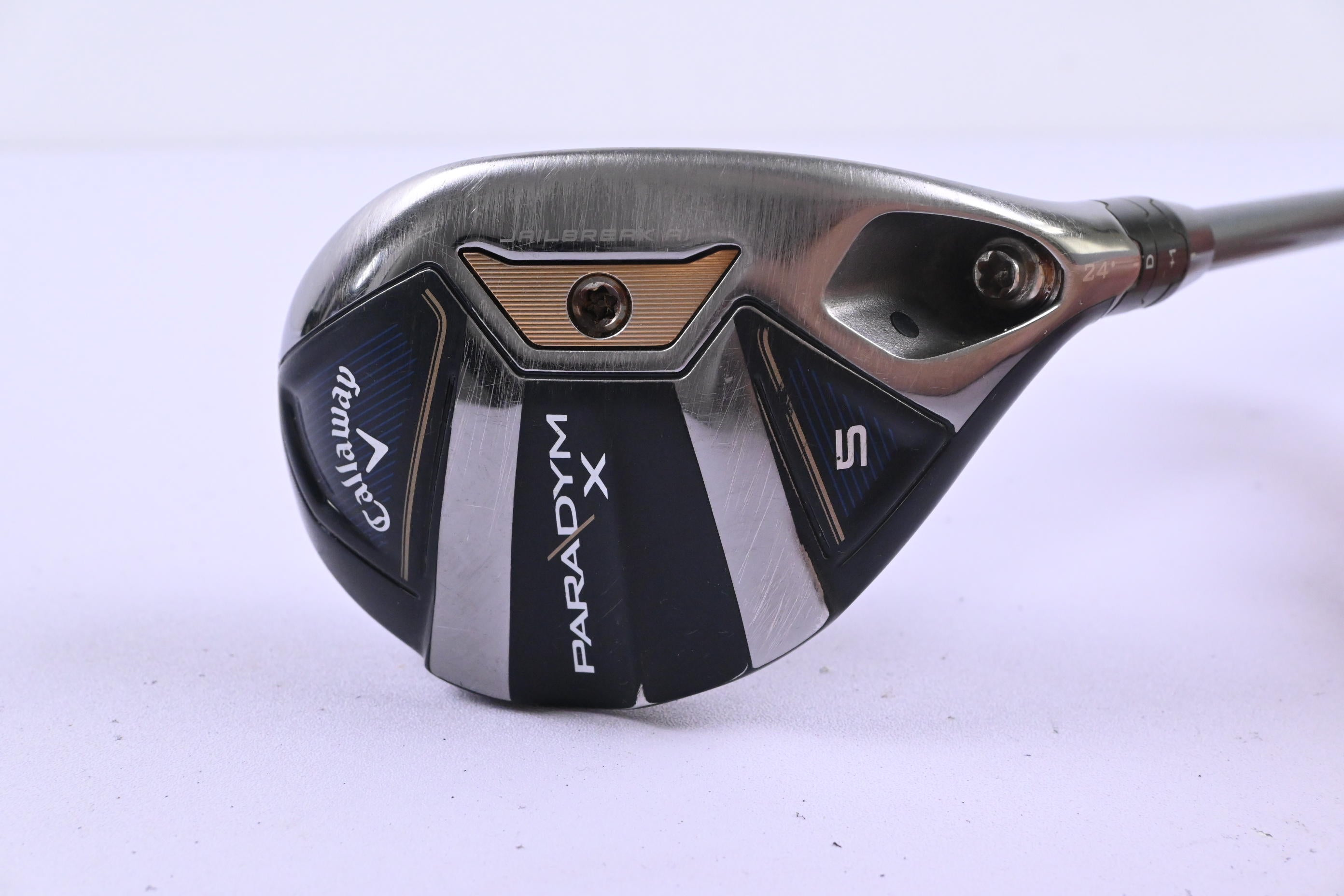 Callaway Paradym X #5 Hybrid / 24 Degree / Regular Flex HZRDUS Gen4 Silver Shaft