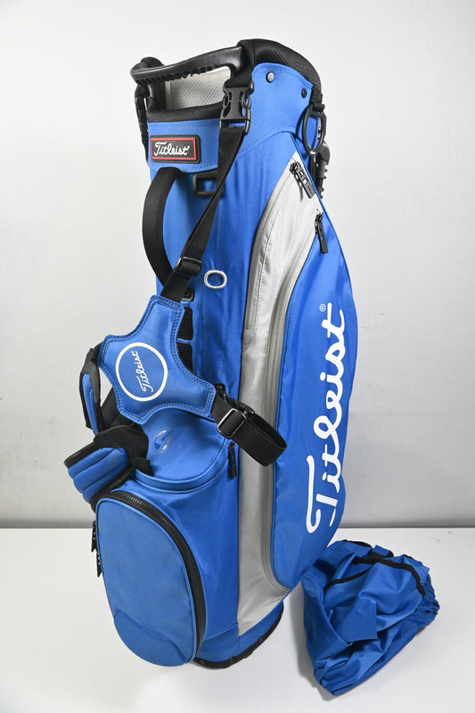Titleist Players 4 Stand Bag / 4-Way Divider / Blue, Grey