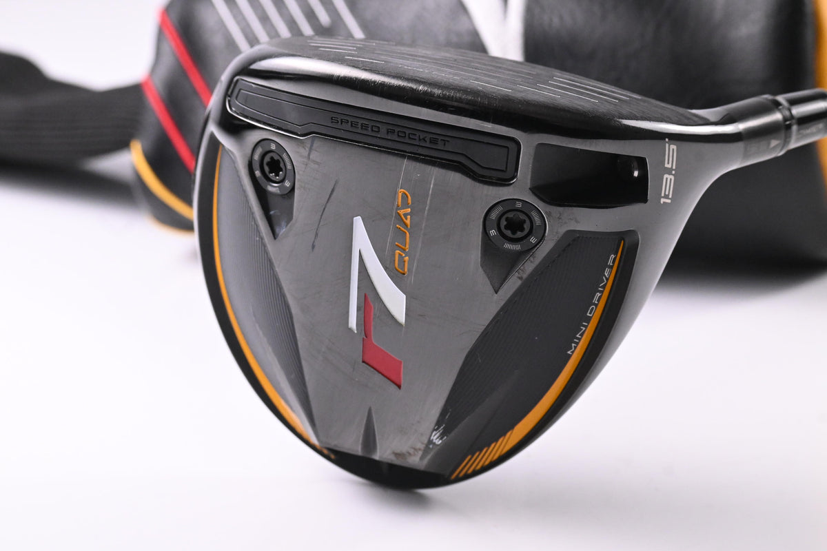 Taylormade R7 Quad Mini Driver / 13.5 Degree / X-Flex Kai`li Dark Waves White 60