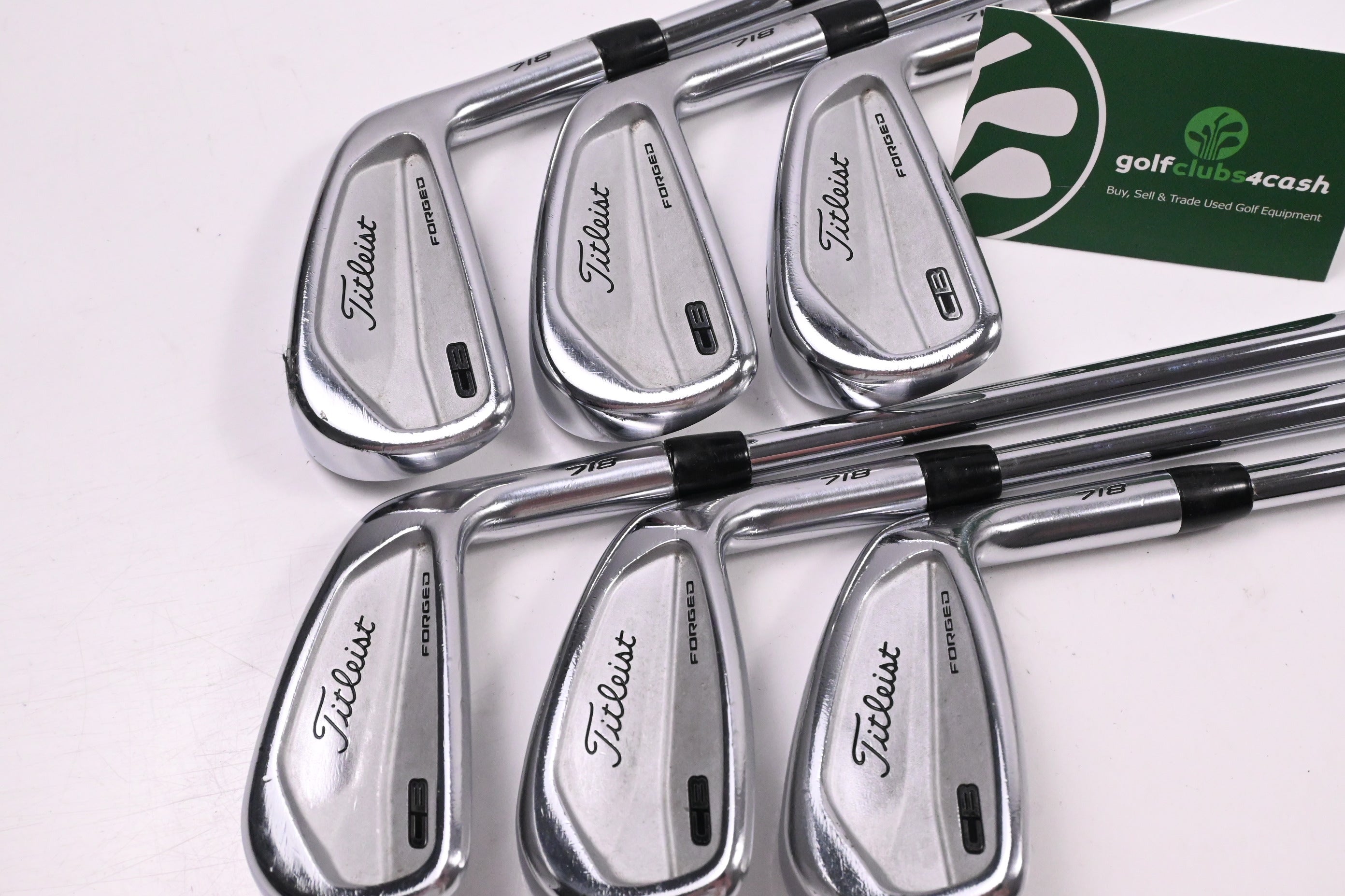 Titleist 718 CB Irons / 4-9i / Regular Plus Flex Project X Precision Shafts