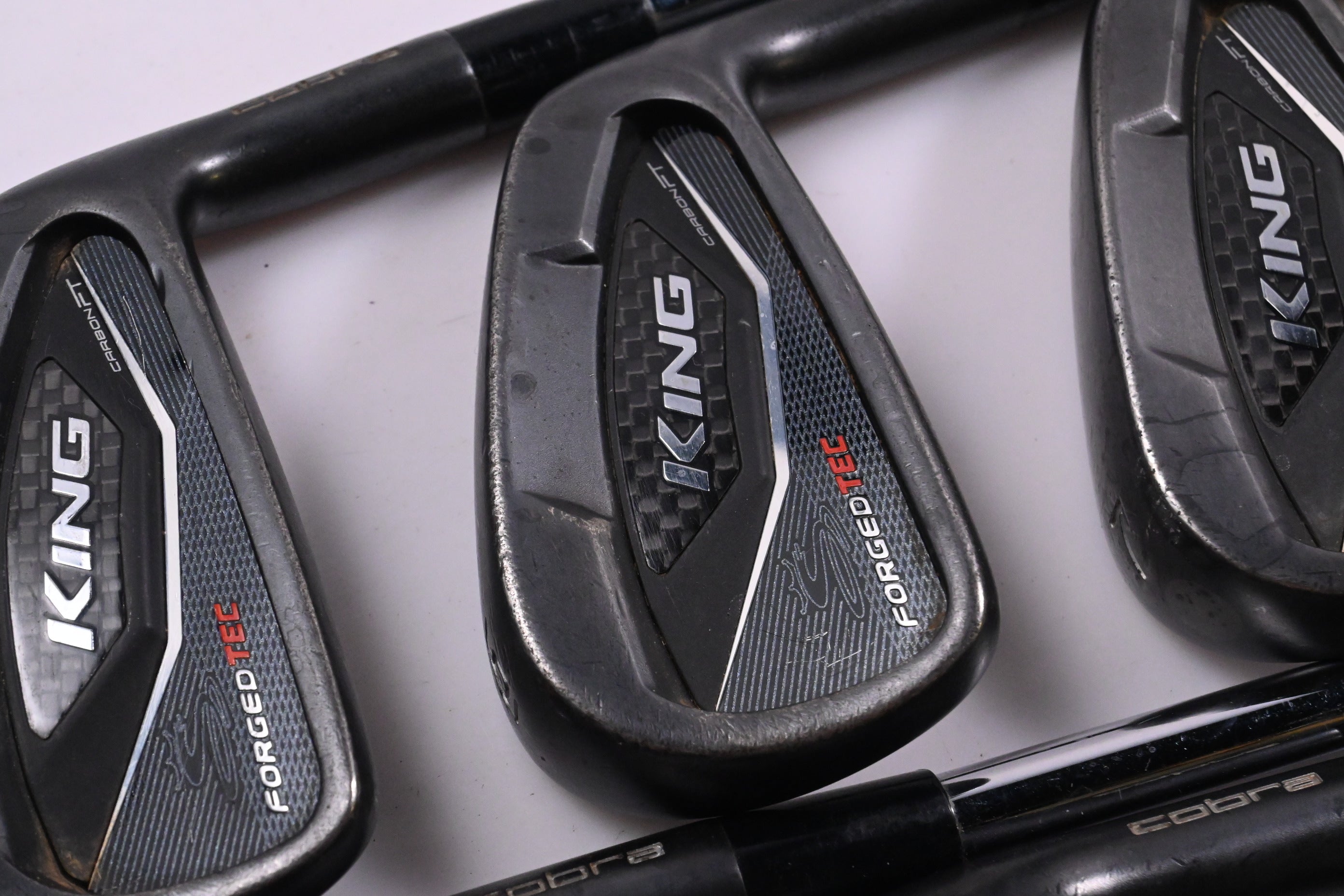 Cobra King Forged Tec Black Irons / 5-PW / Stiff Flex XP 85 S300 Shafts