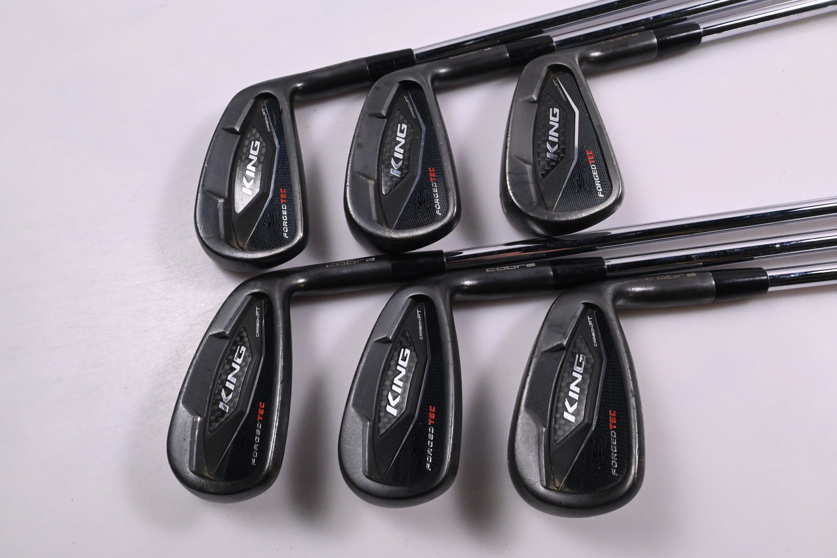 Cobra King Forged Tec Black Irons / 5-PW / Stiff Flex XP 85 S300 Shafts