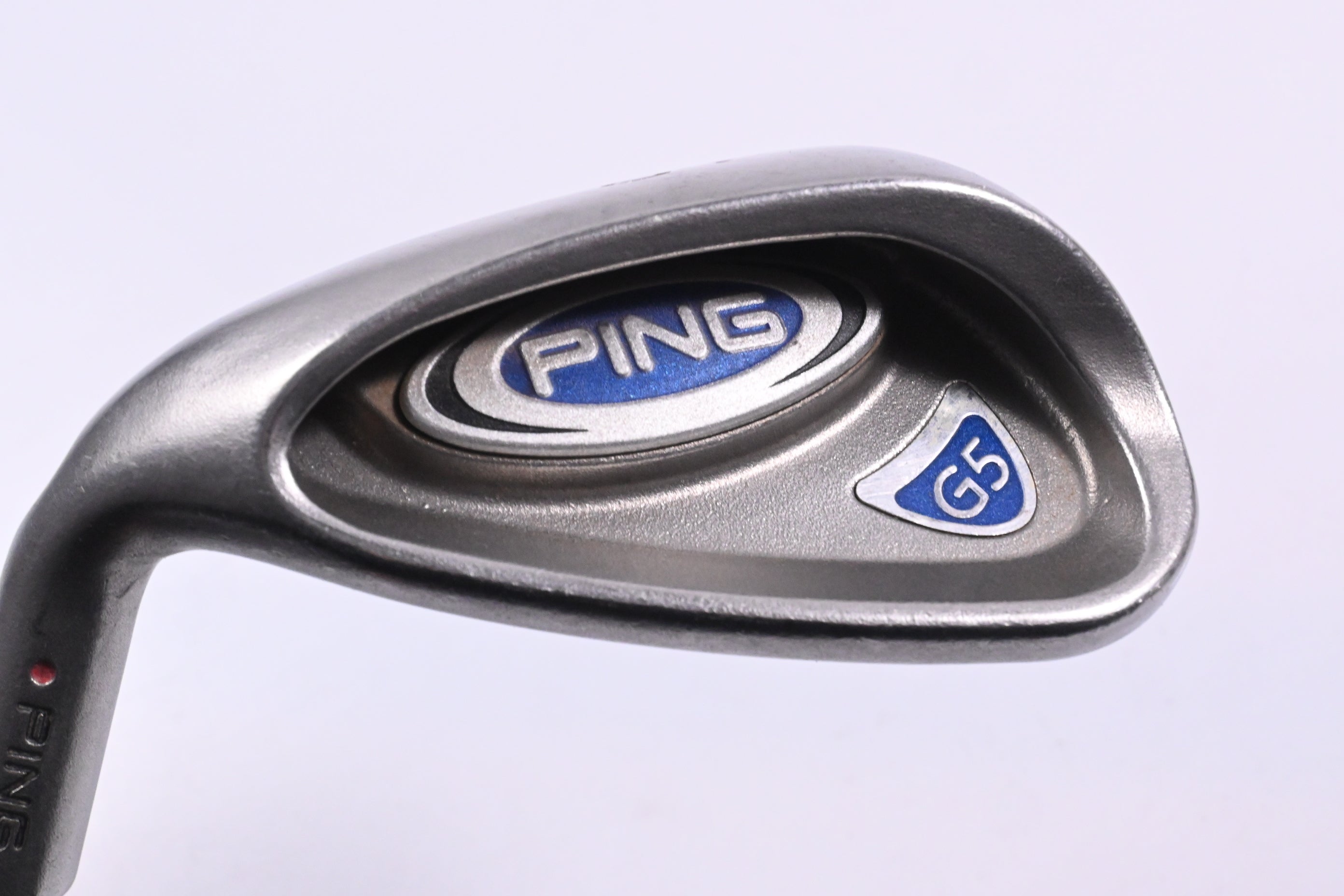 Left Hand Ping G5 Sand Wedge / 54 Degree / Red Dot / Regular Flex Ping TFC 100