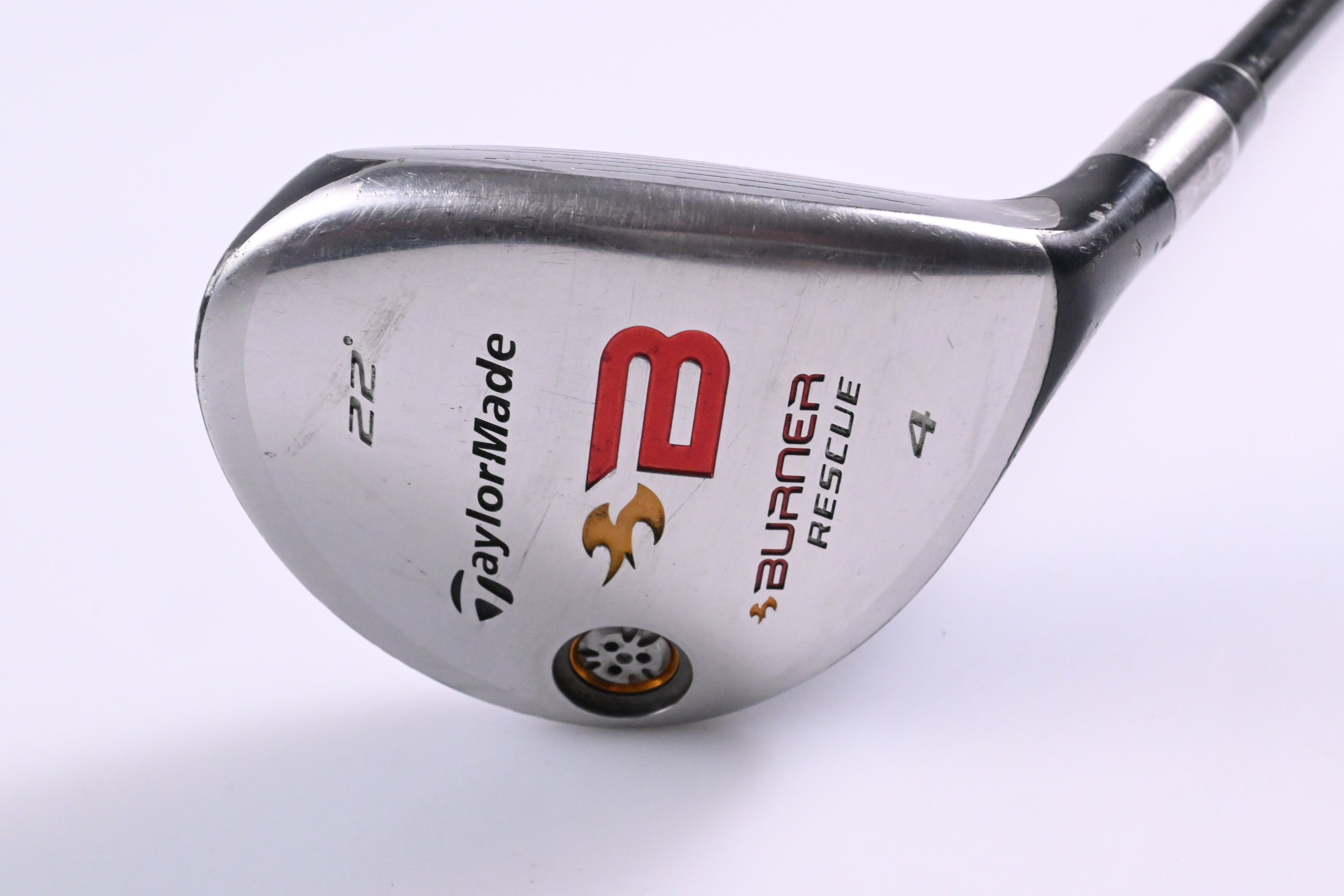 Taylormade Burner 2008 #4 Hybrid / 22 Degree / Regular Flex Reax 60 Shaft