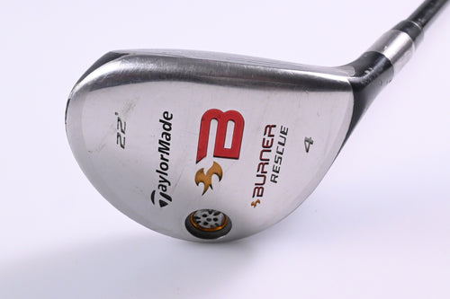 Taylormade Burner 2008 #4 Hybrid / 22 Degree / Regular Flex Reax 60 Shaft
