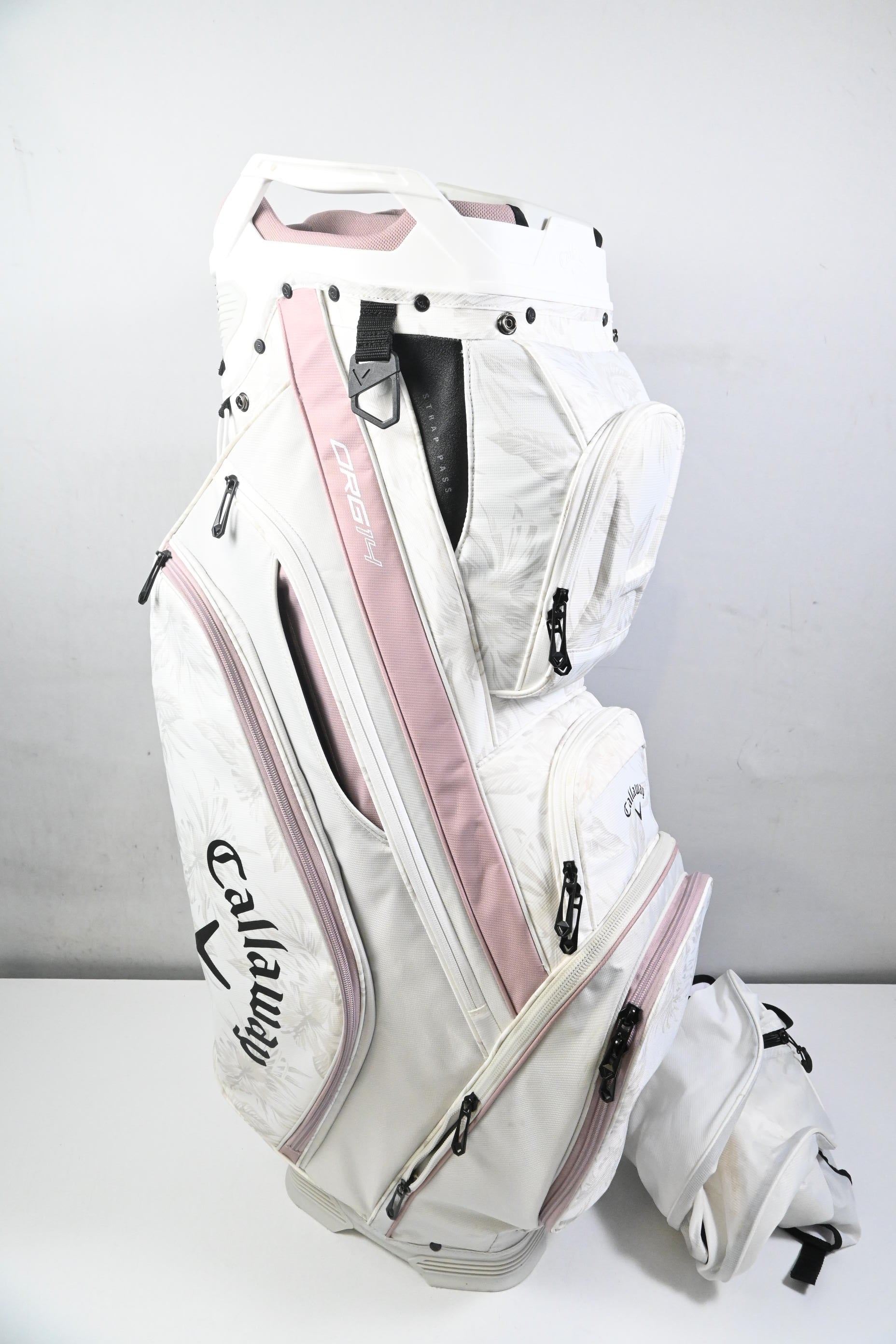 Callaway Org 14 Cart Bag / 14-Way Divider / White, Pink