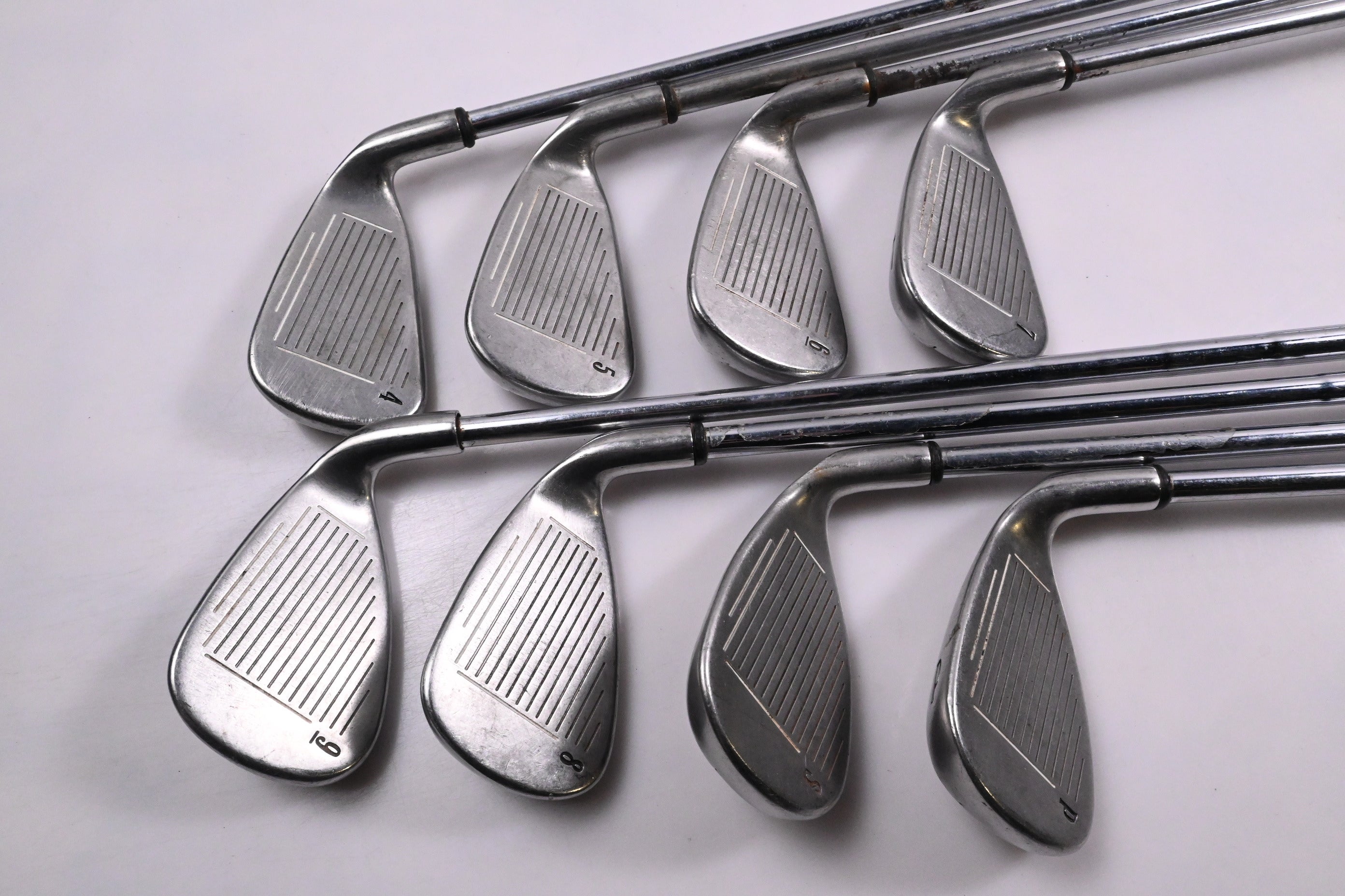 Left Hand Callaway X-20 Irons / 4-PW+SW / Uniflex Callaway X-20 Shafts