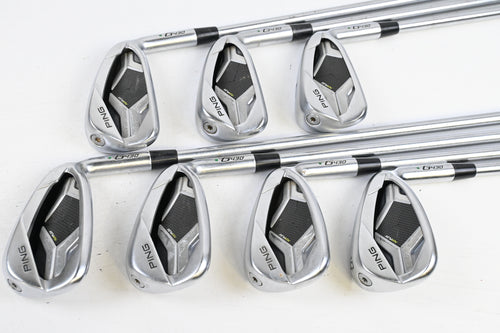 Ping G430 Irons / 5-PW+GW / Green Dot / X-Flex Project X LS 125 Steel Shafts