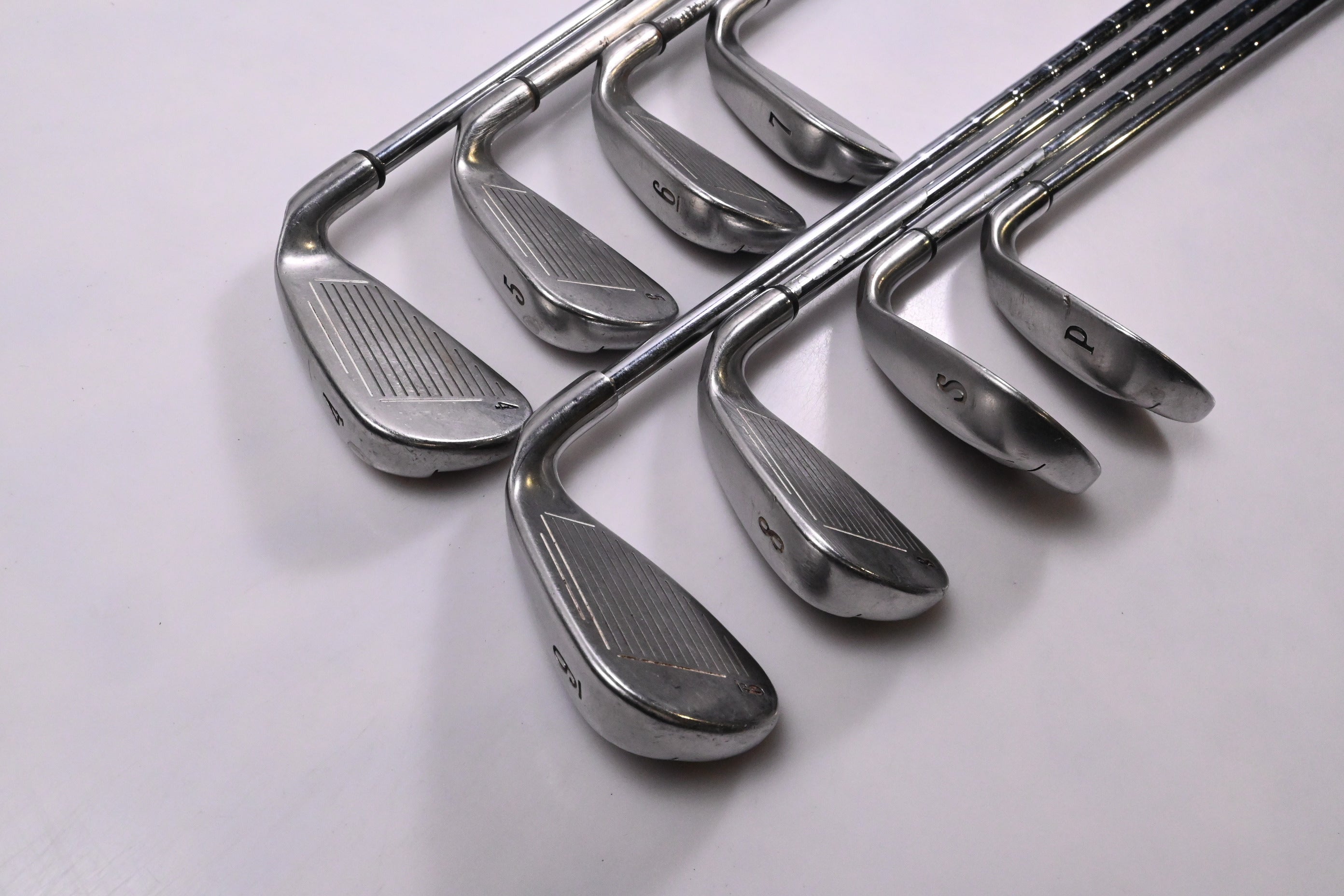 Left Hand Callaway X-20 Irons / 4-PW+SW / Uniflex Callaway X-20 Shafts