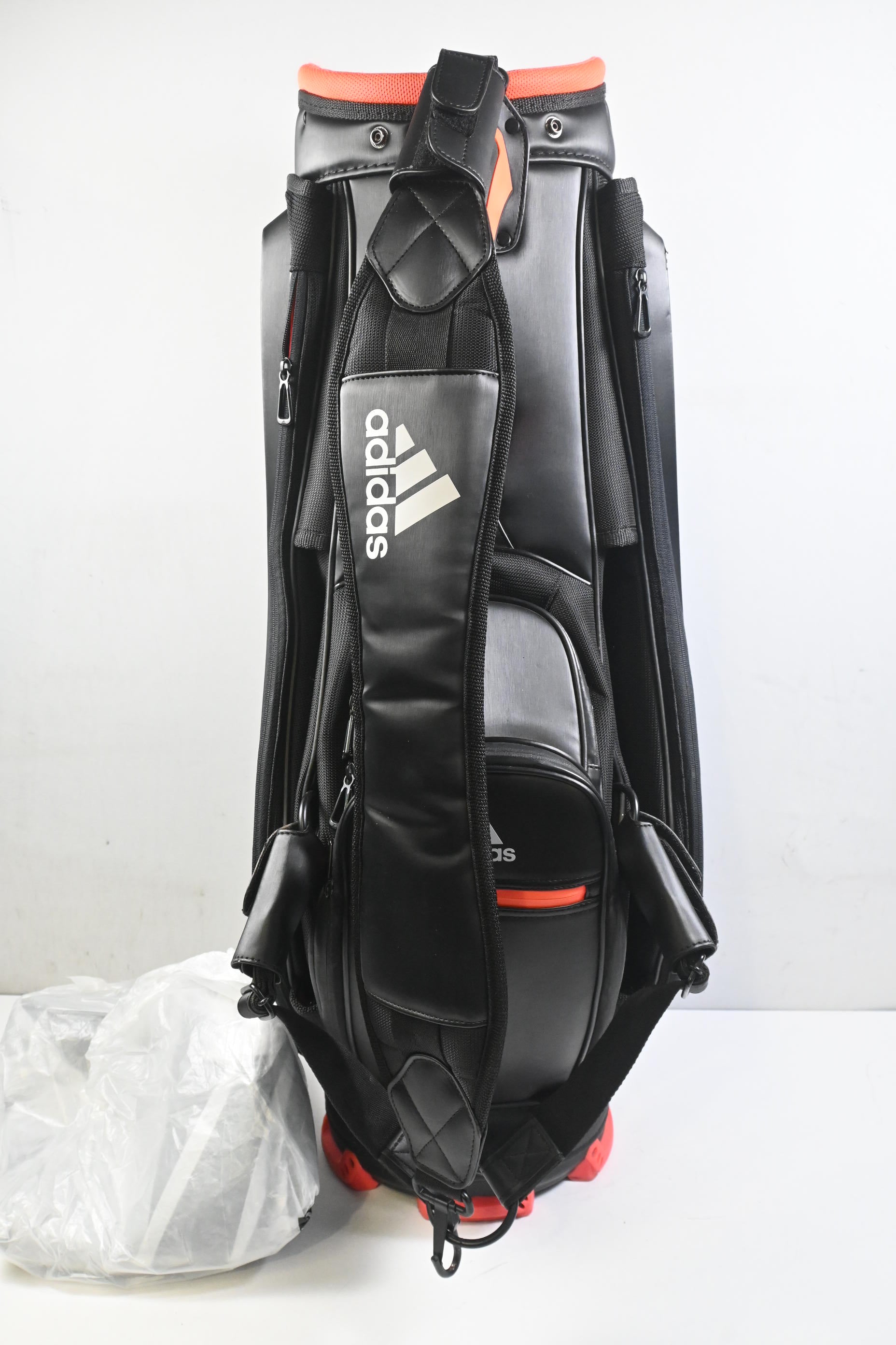 Adidas Staff 'Sergio Garcia' Tour Bag / 6-Way Divider / Black, White & Orange