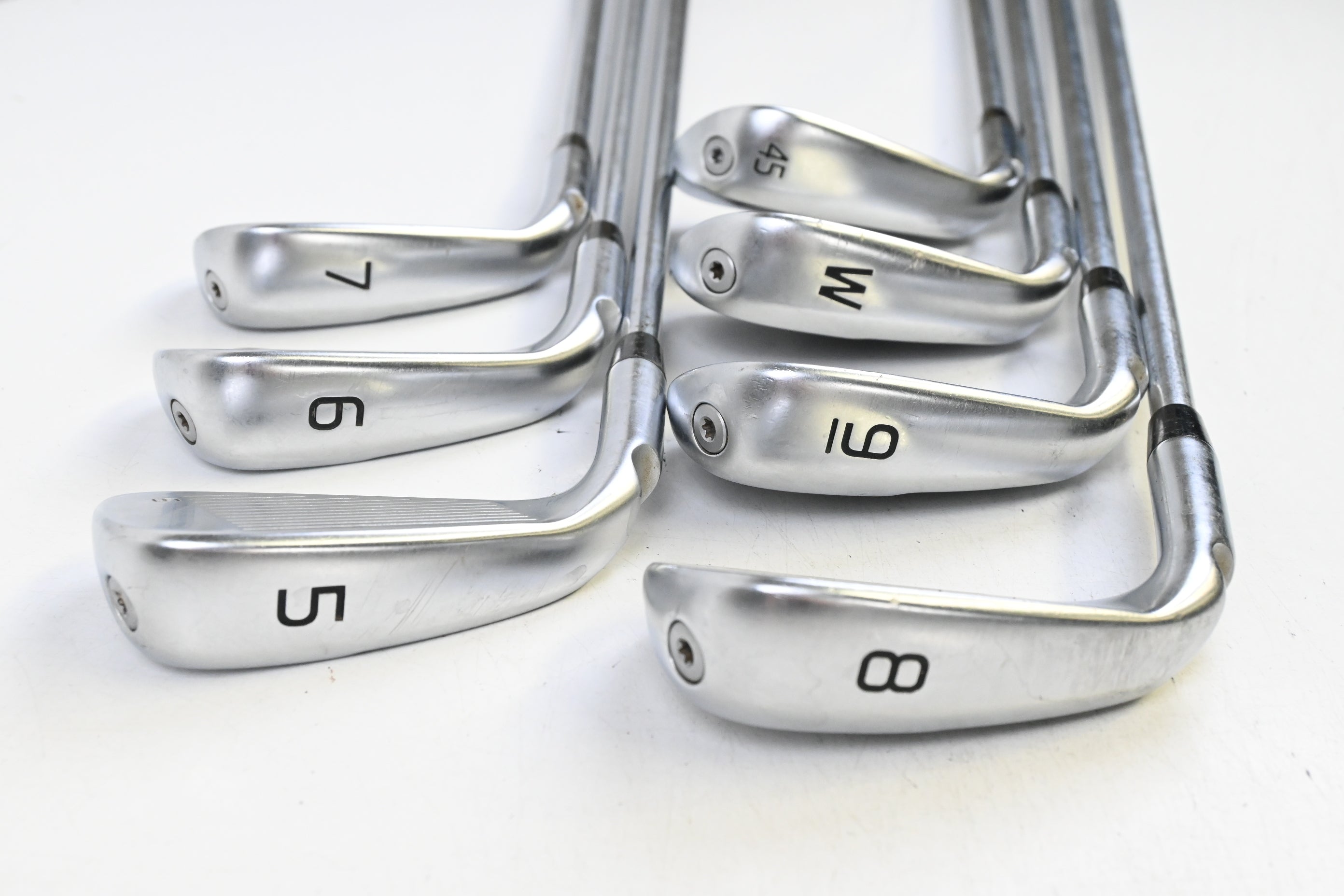 Ping G430 Irons / 5-PW+GW / Green Dot / X-Flex Project X LS 125 Steel Shafts