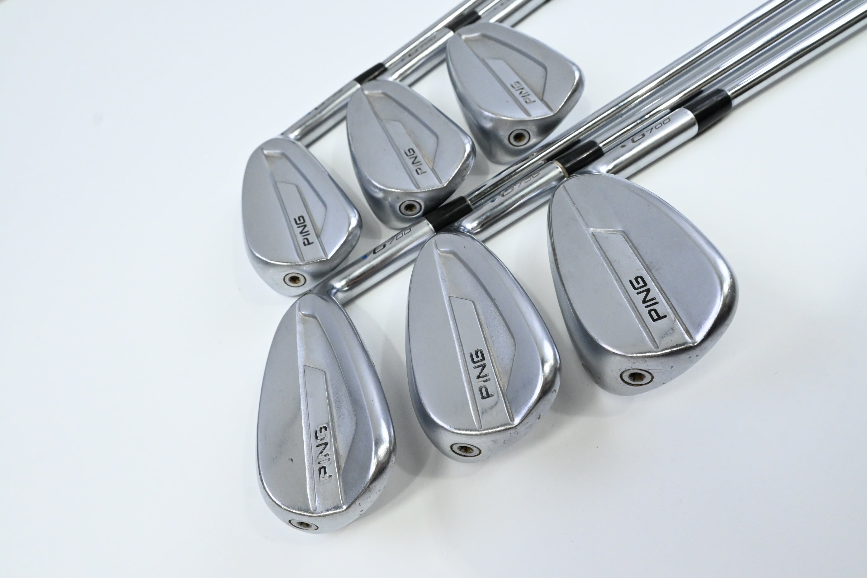 Ping G700 Irons / 5-PW / Blue Dot / Regular Flex XP 95 R300 Shafts