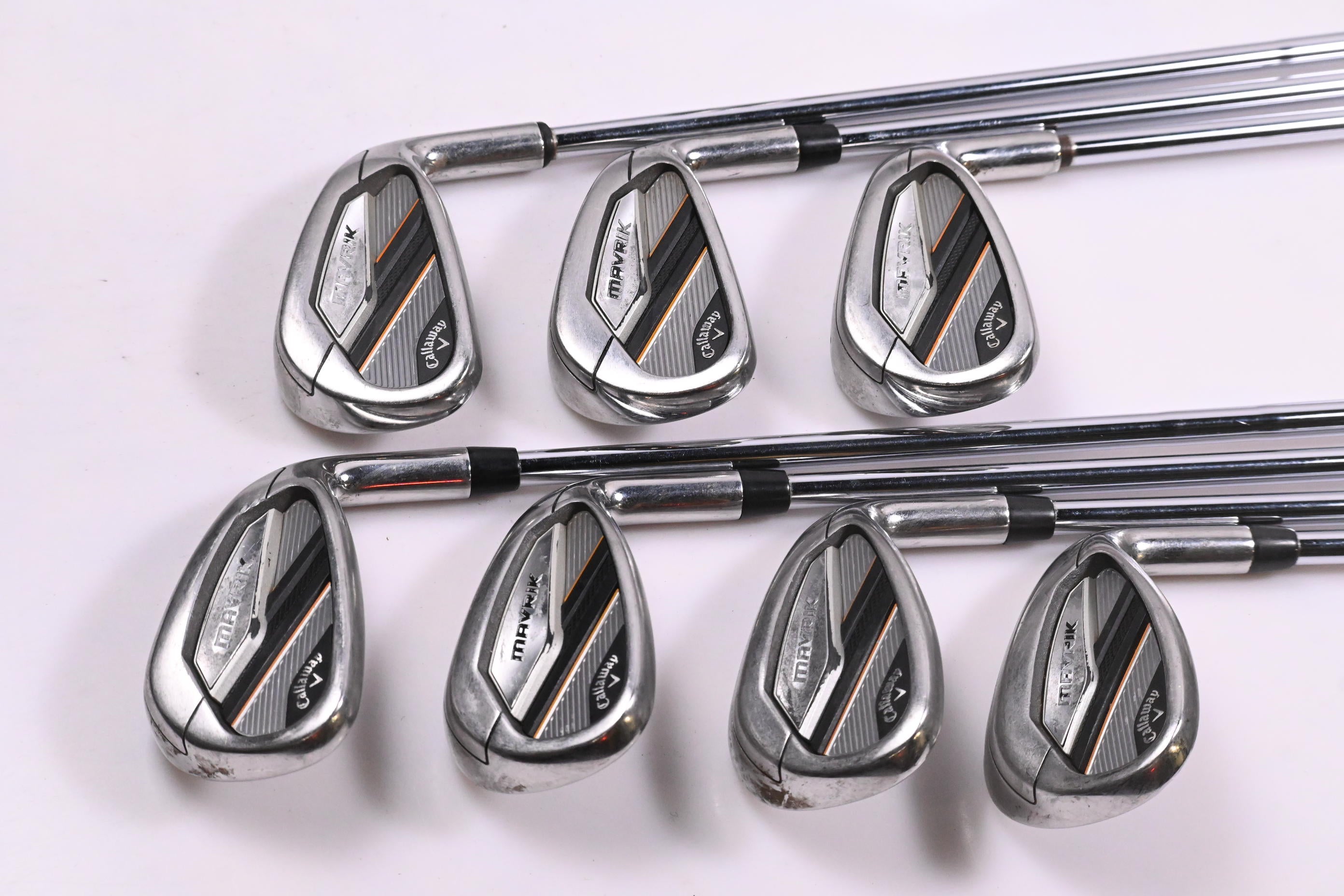Callaway Mavrik Irons / 6-PW+AW+GW / Regular Flex SpeedStep 80 Shafts