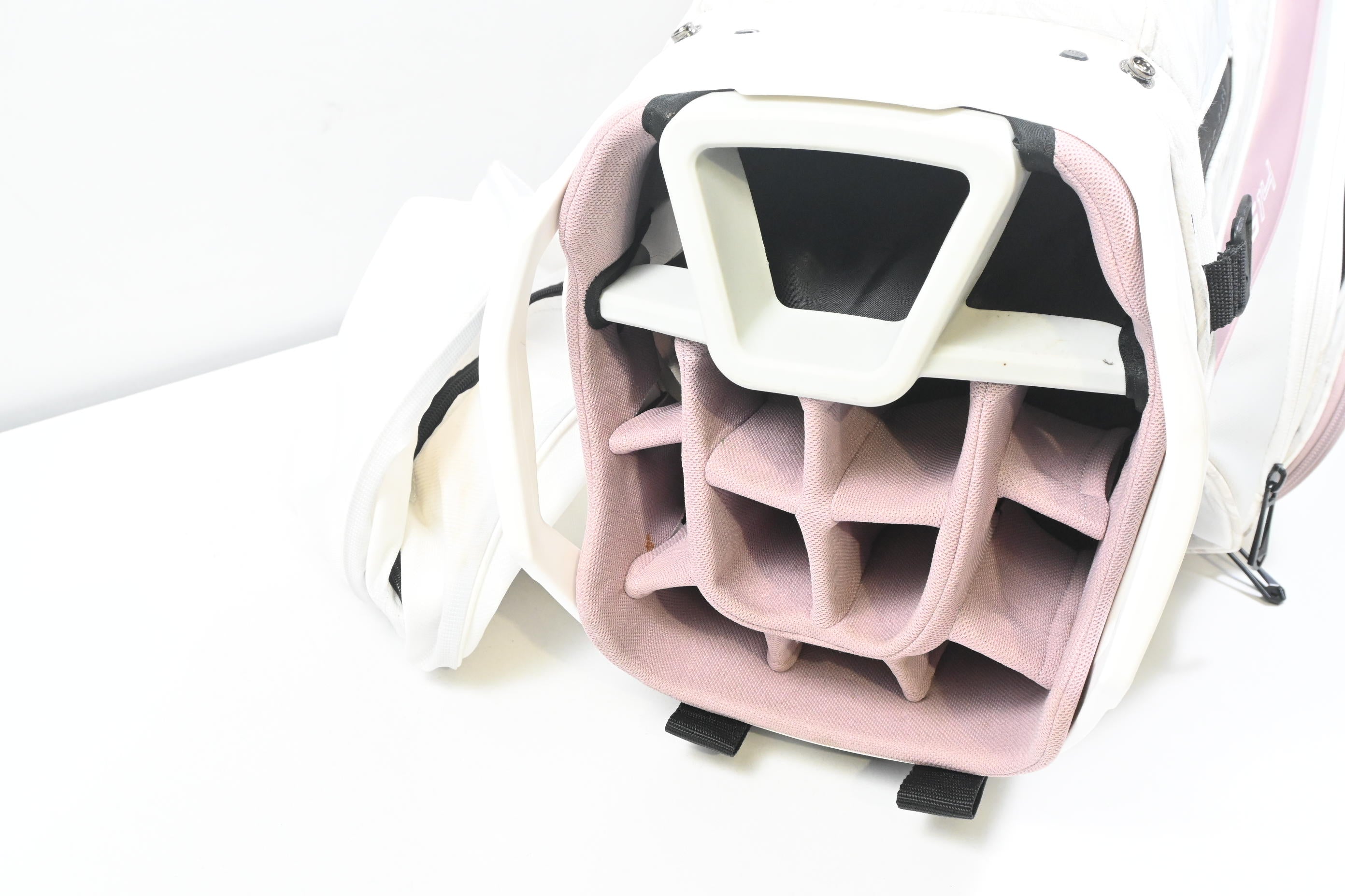 Callaway Org 14 Cart Bag / 14-Way Divider / White, Pink