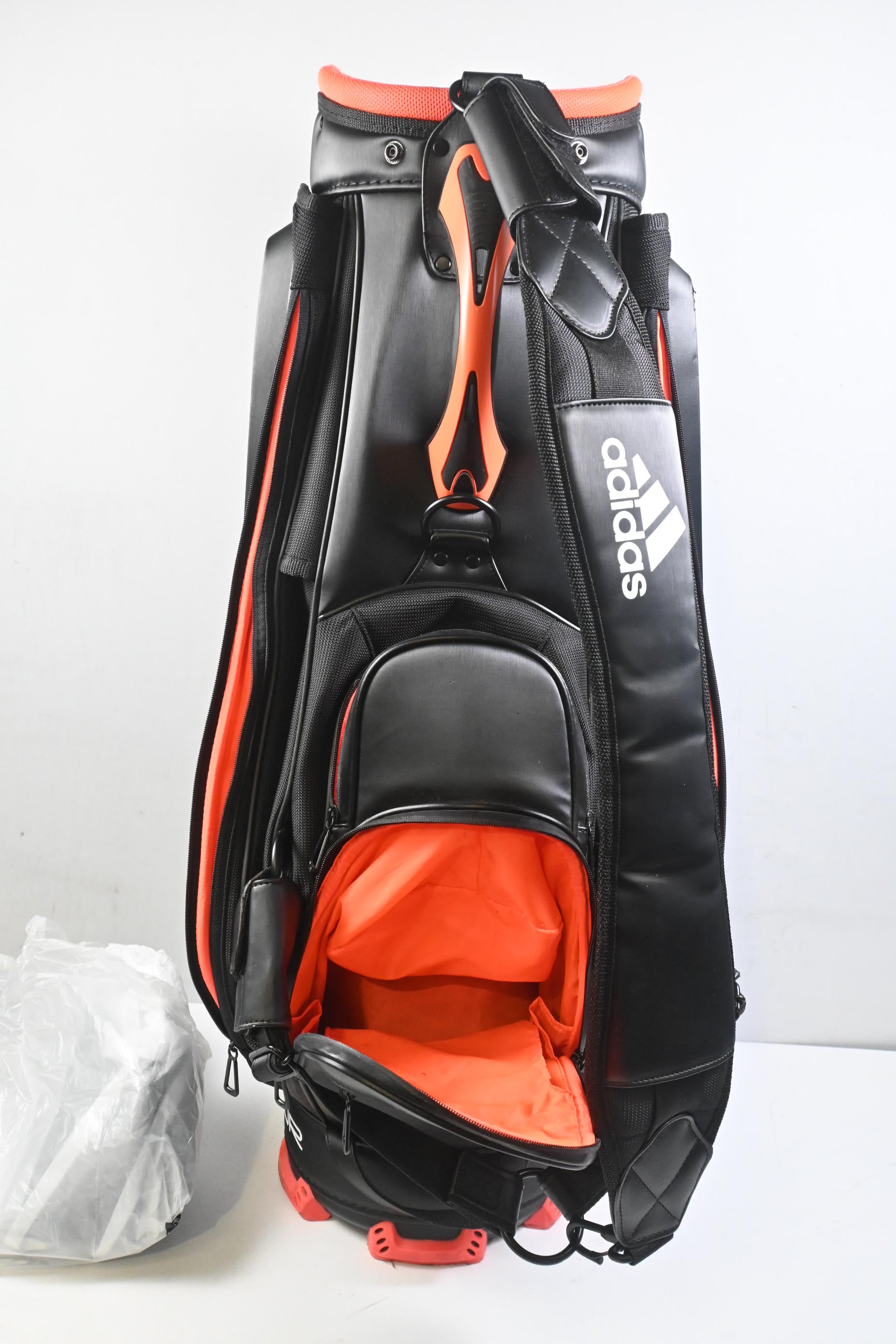 Adidas Staff 'Sergio Garcia' Tour Bag / 6-Way Divider / Black, White & Orange