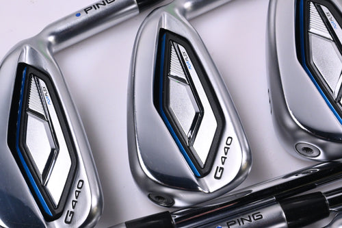 Ping G440 Irons / 6-PW+GW+56° / Blue Dot / Regular Flex Ping AWT 3.0 Shafts