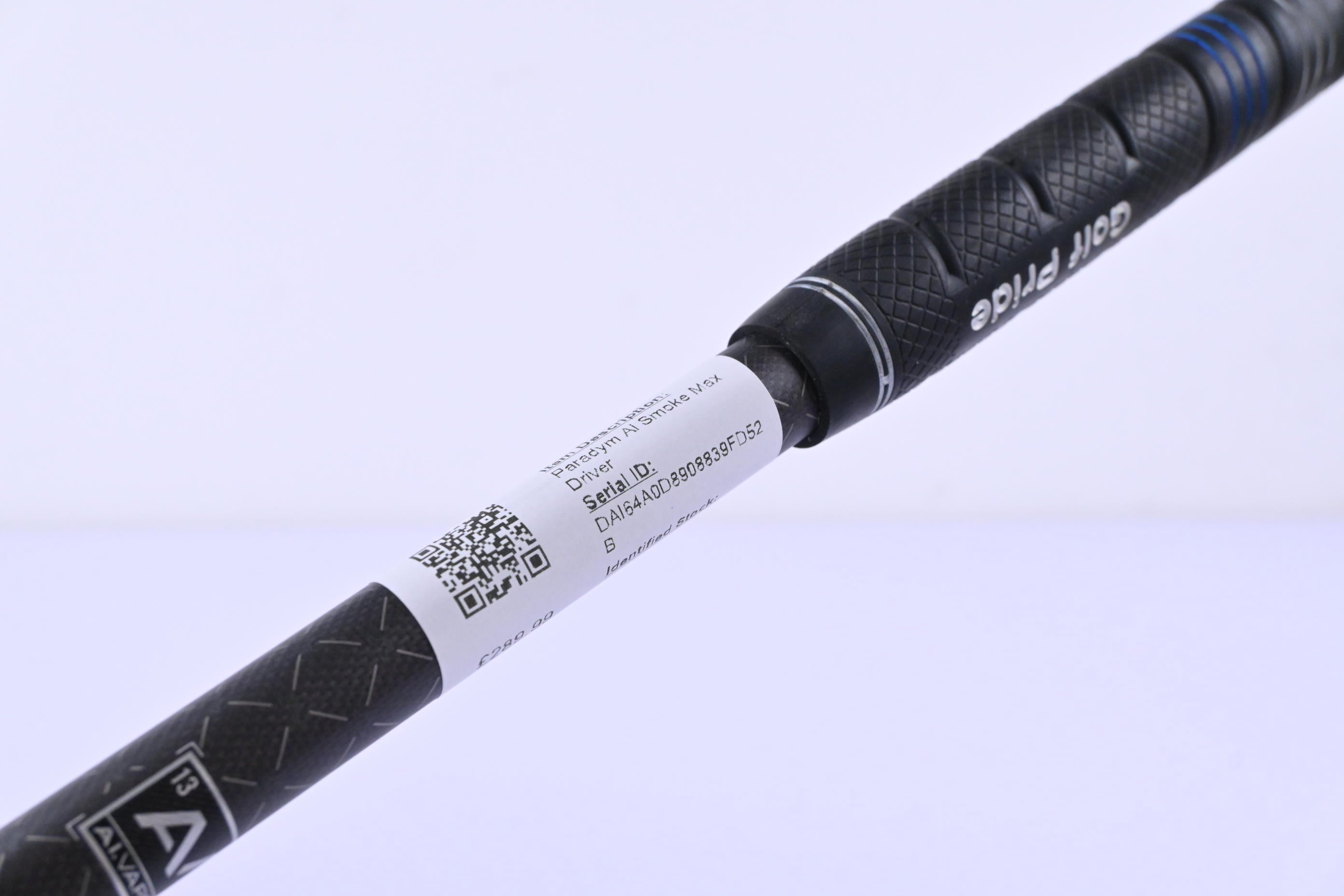 Callaway Paradym Ai Smoke Max Driver / 9 Degree / Stiff Flex Tensei AV 65 Shaft