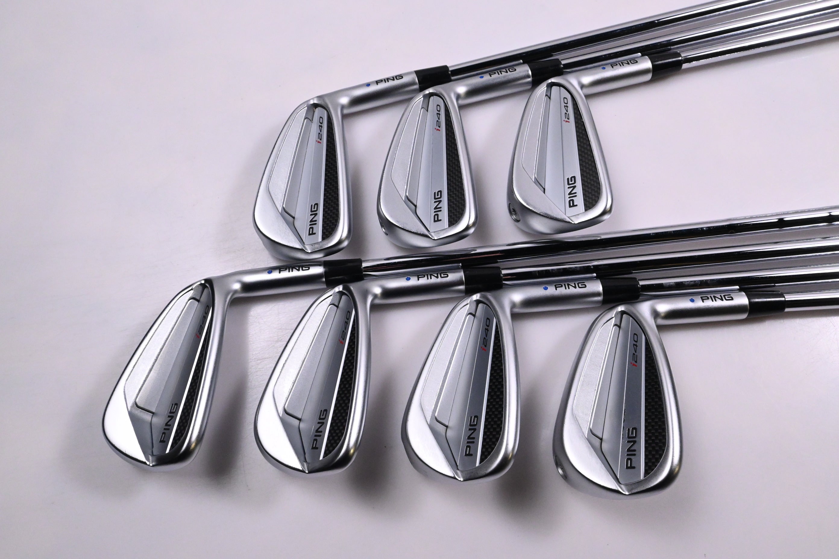Ping I240 Irons / 4-PW / Blue Dot / Stiff Flex N.S.Pro Modus³ Tour 105 Shafts