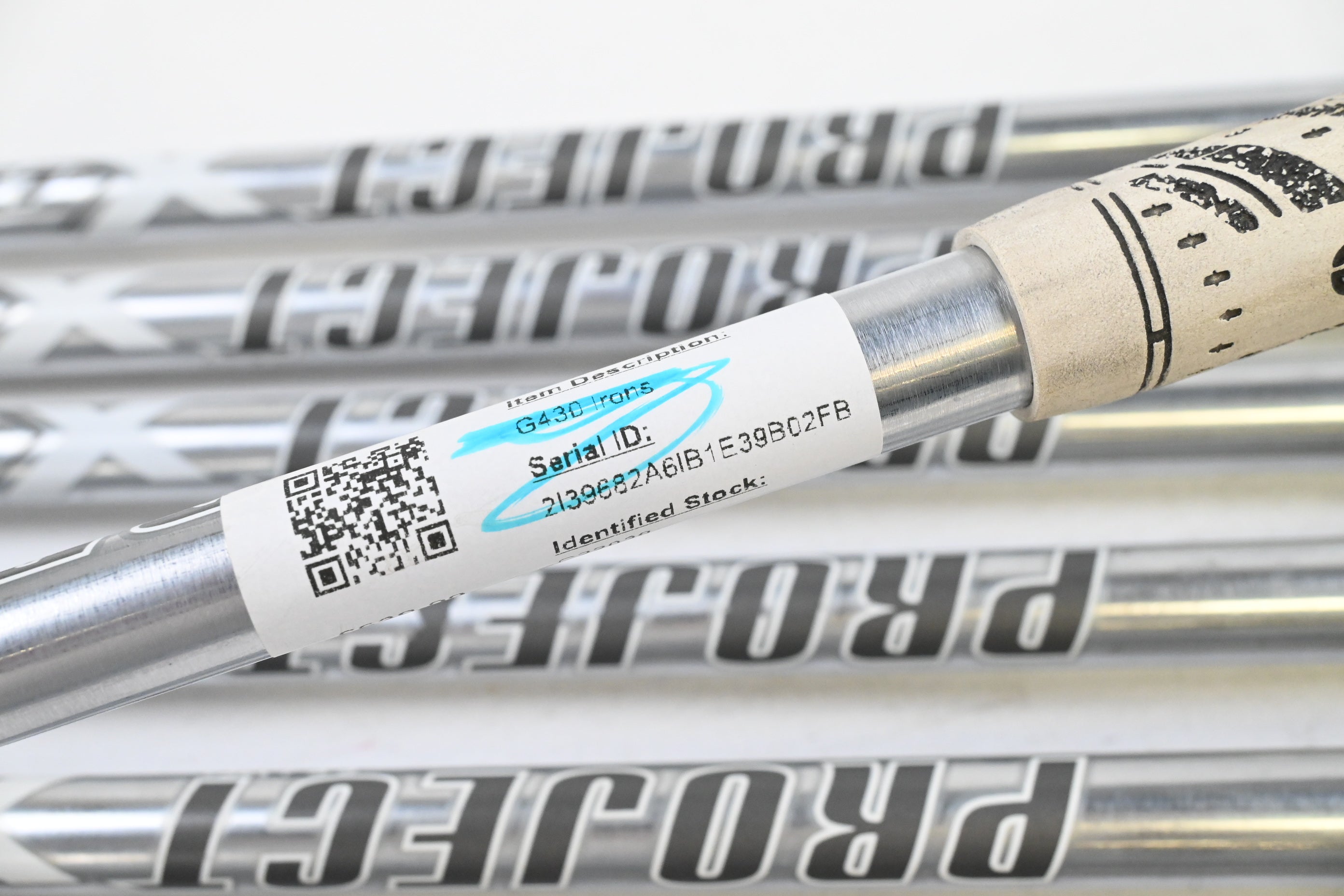 Ping G430 Irons / 5-PW+GW / Green Dot / X-Flex Project X LS 125 Steel Shafts