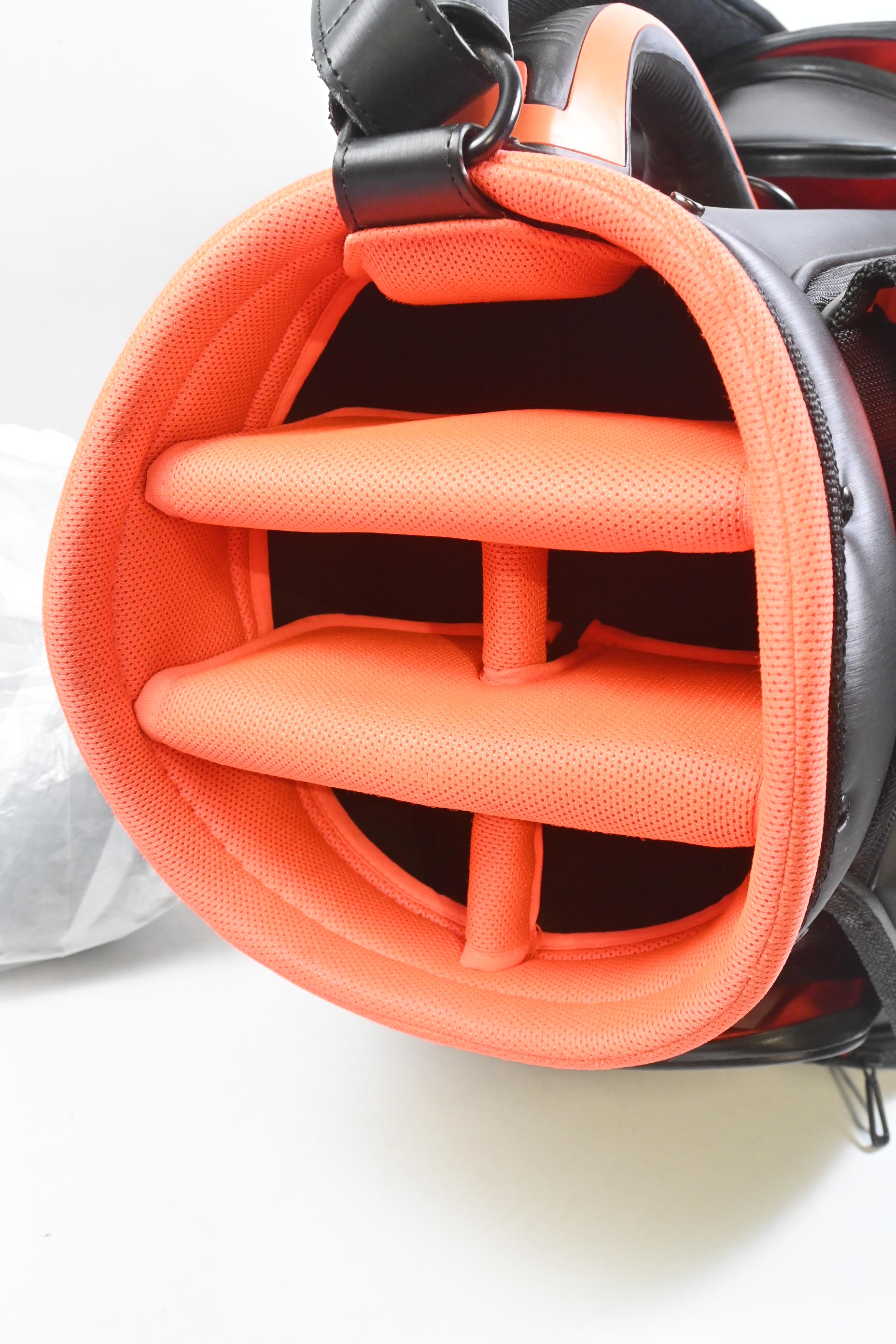 Adidas Staff 'Sergio Garcia' Tour Bag / 6-Way Divider / Black, White & Orange