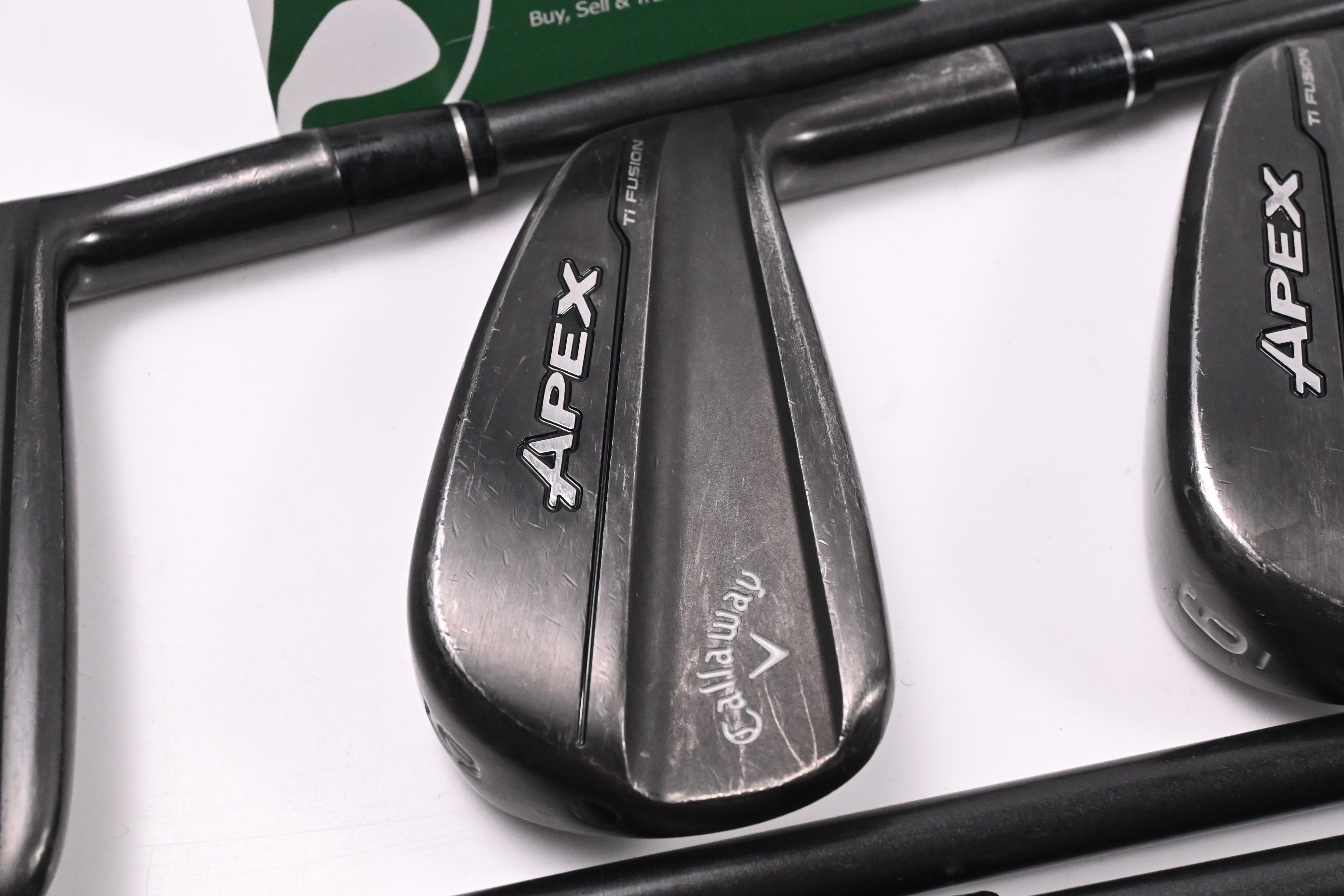 Callaway Apex Ti Fusion Irons / 4-PW / Stiff Flex Dynamic Gold Mid 115 S400