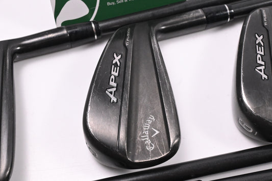 Callaway Apex Ti Fusion Irons / 4-PW / Stiff Flex Dynamic Gold Mid 115 S400