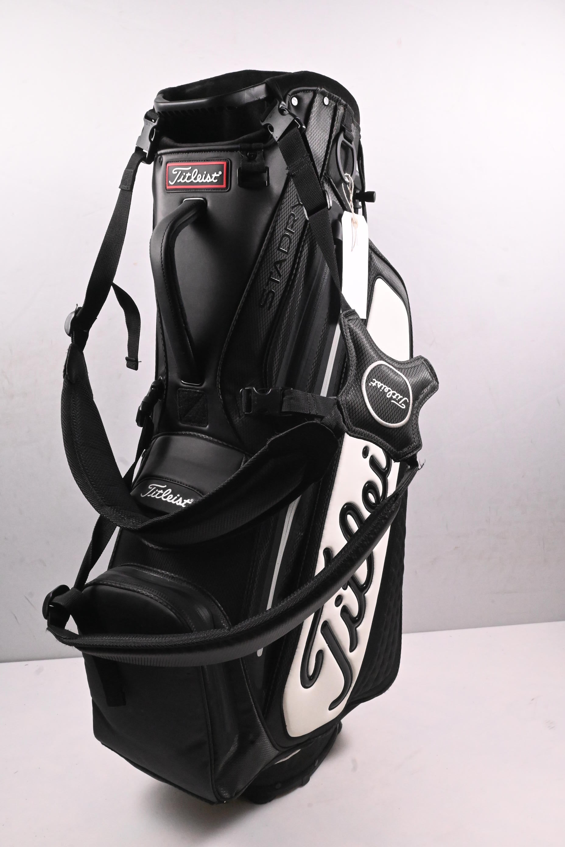 Titleist StaDry Stand Bag / 4-Way Divider / Black, White