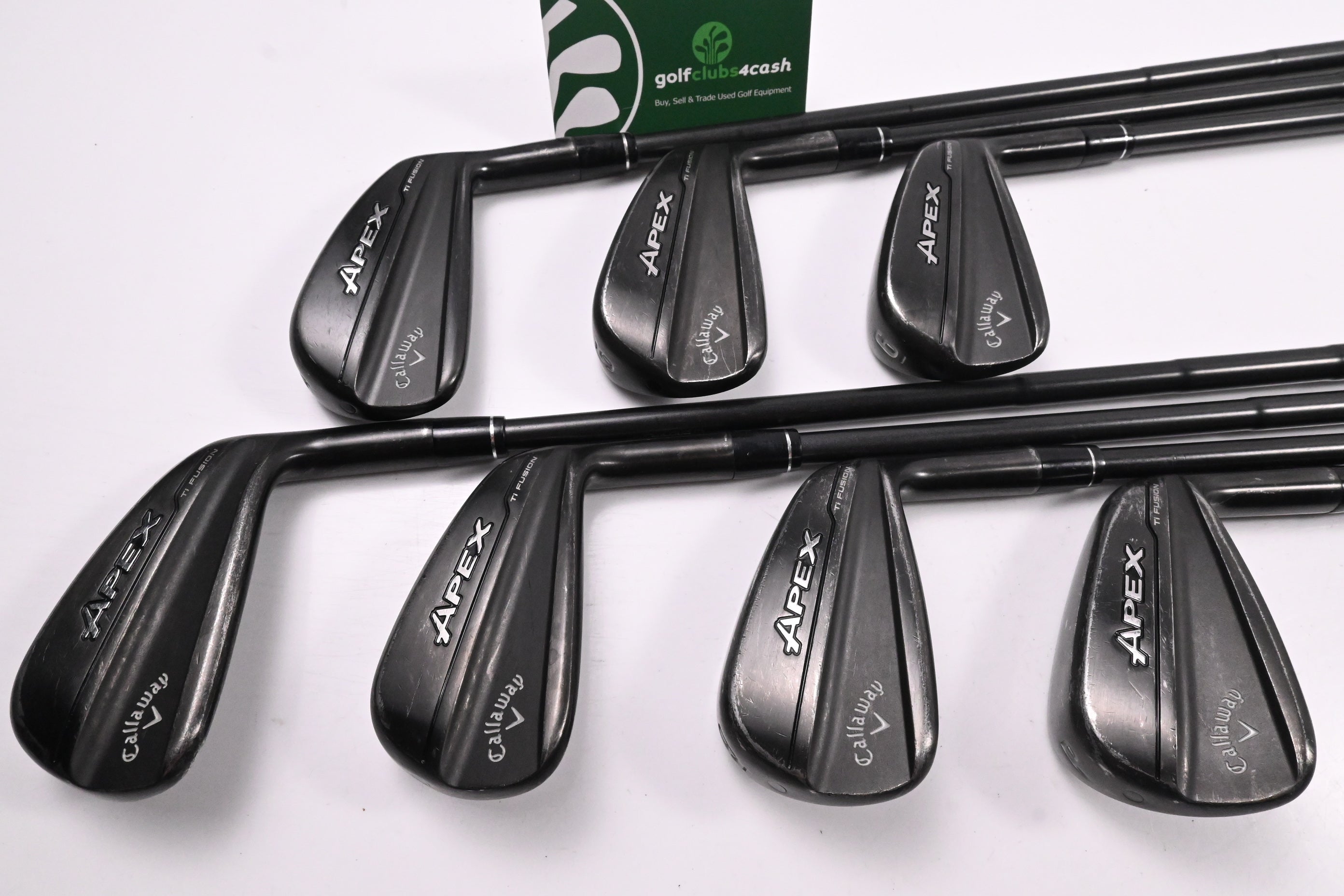 Callaway Apex Ti Fusion Irons / 4-PW / Stiff Flex Dynamic Gold Mid 115 S400