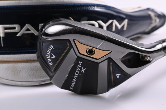 Callaway Paradym X #4 Hybrid / 21 Degree / Regular Flex HZRDUS Silver 65 Shaft
