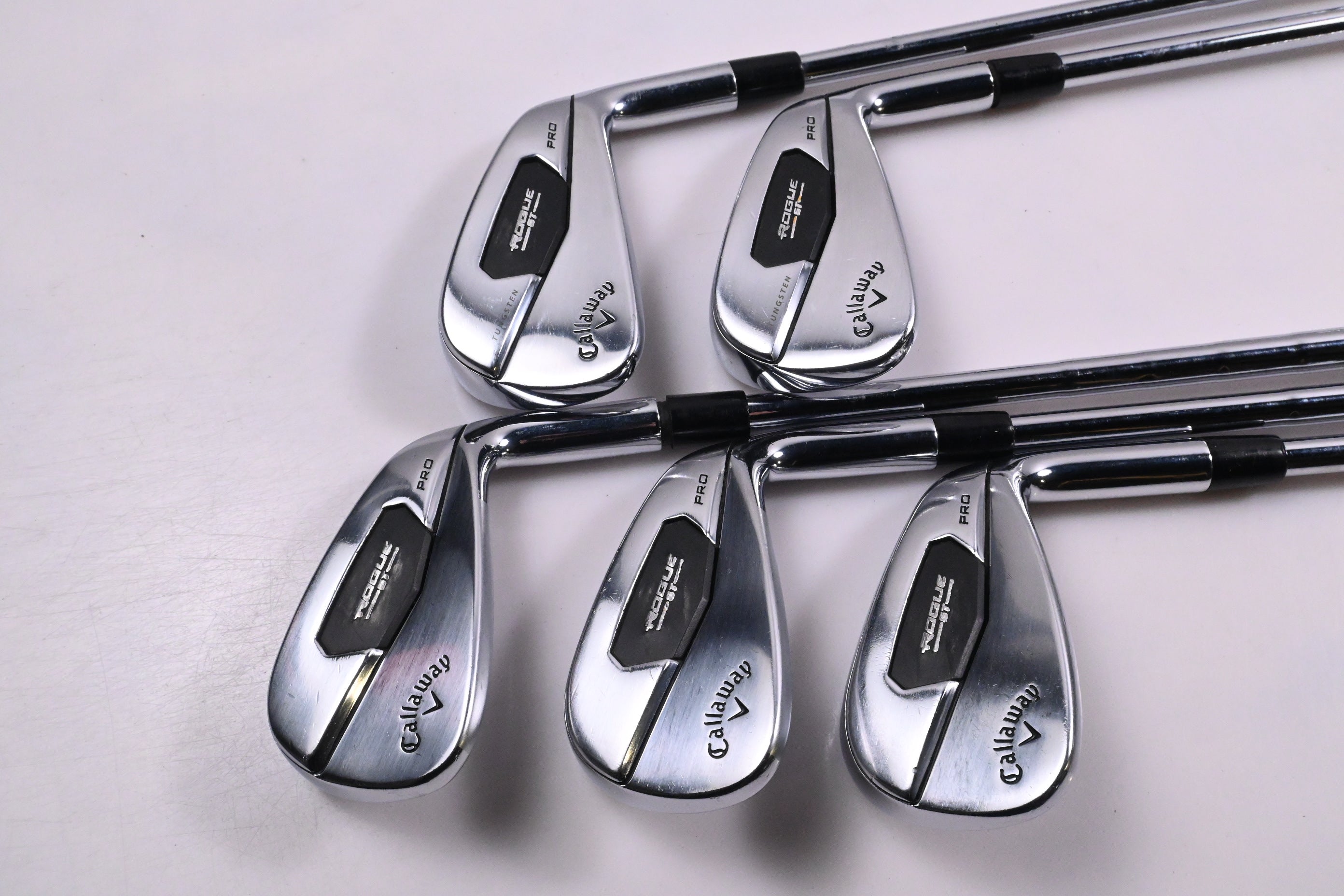 Callaway Rogue ST Pro Irons / 6-PW / Stiff Flex N.S.Pro Modus3 Tour 130 Shafts