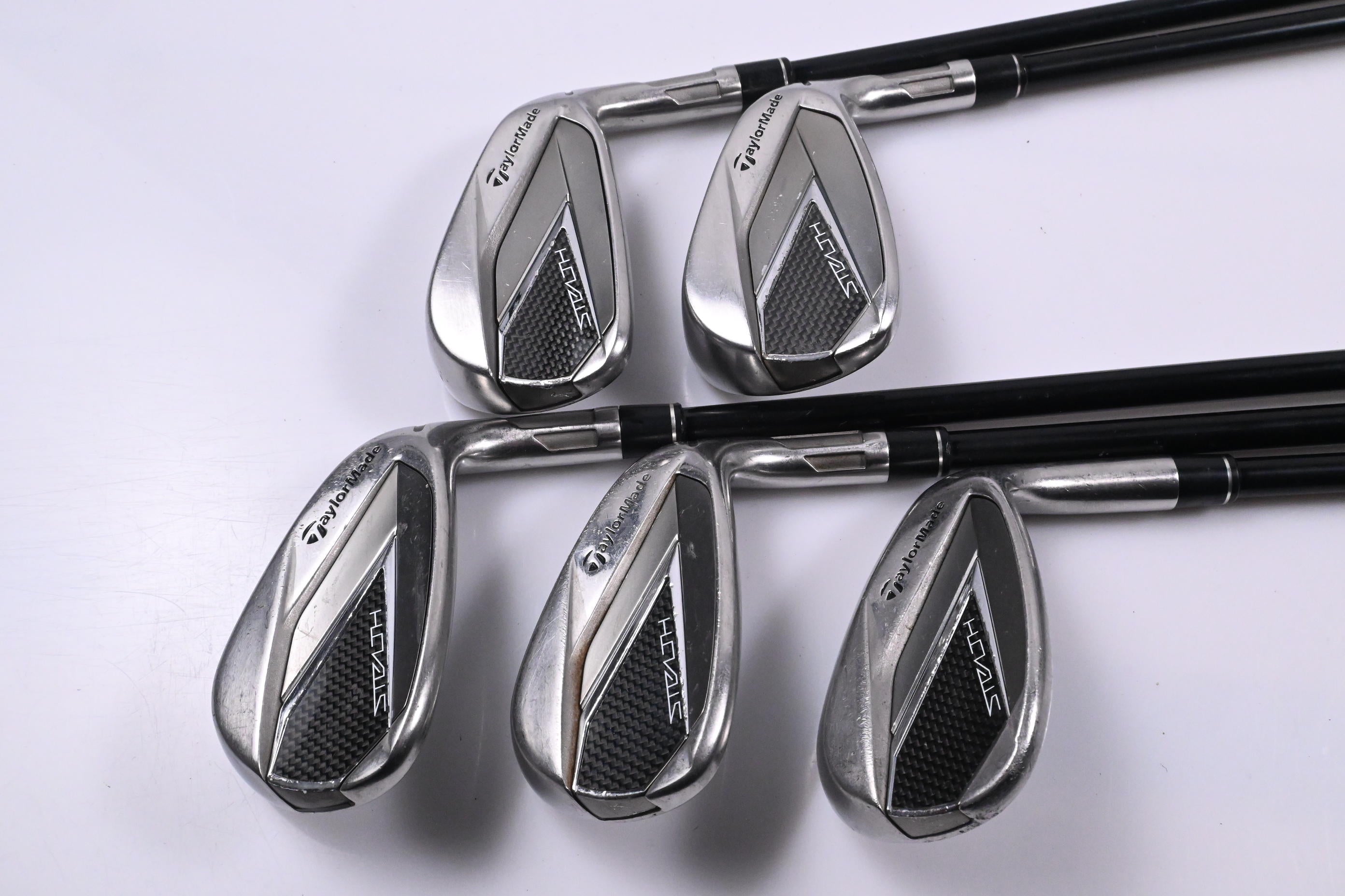 Taylormade Stealth Irons / 7-PW+SW / Senior Flex Fujikura Ventus Red 5 Shafts