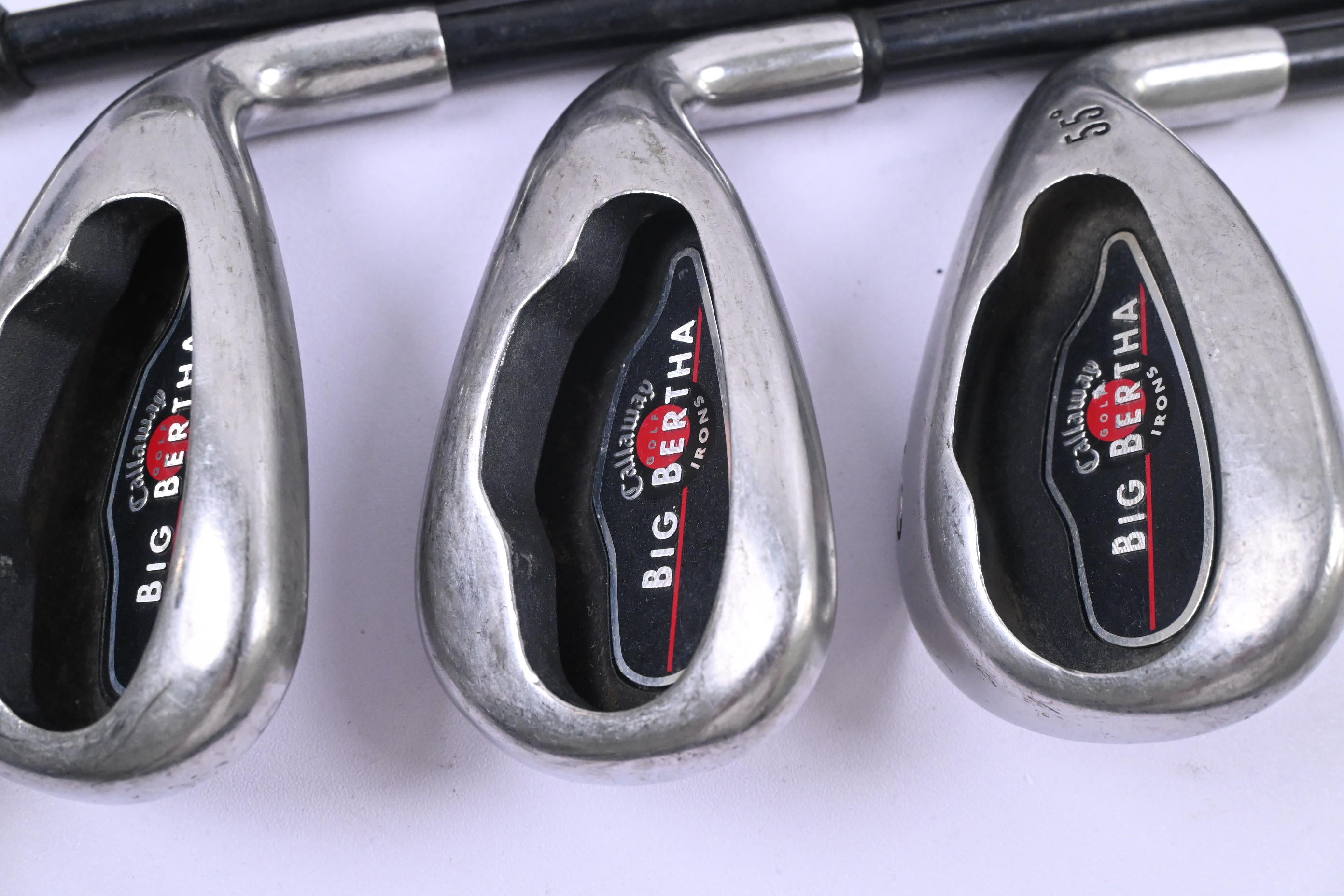 Callaway Big Bertha 2004 Irons / 5-PW+SW / Firm Flex Callaway RCH 75i Shafts