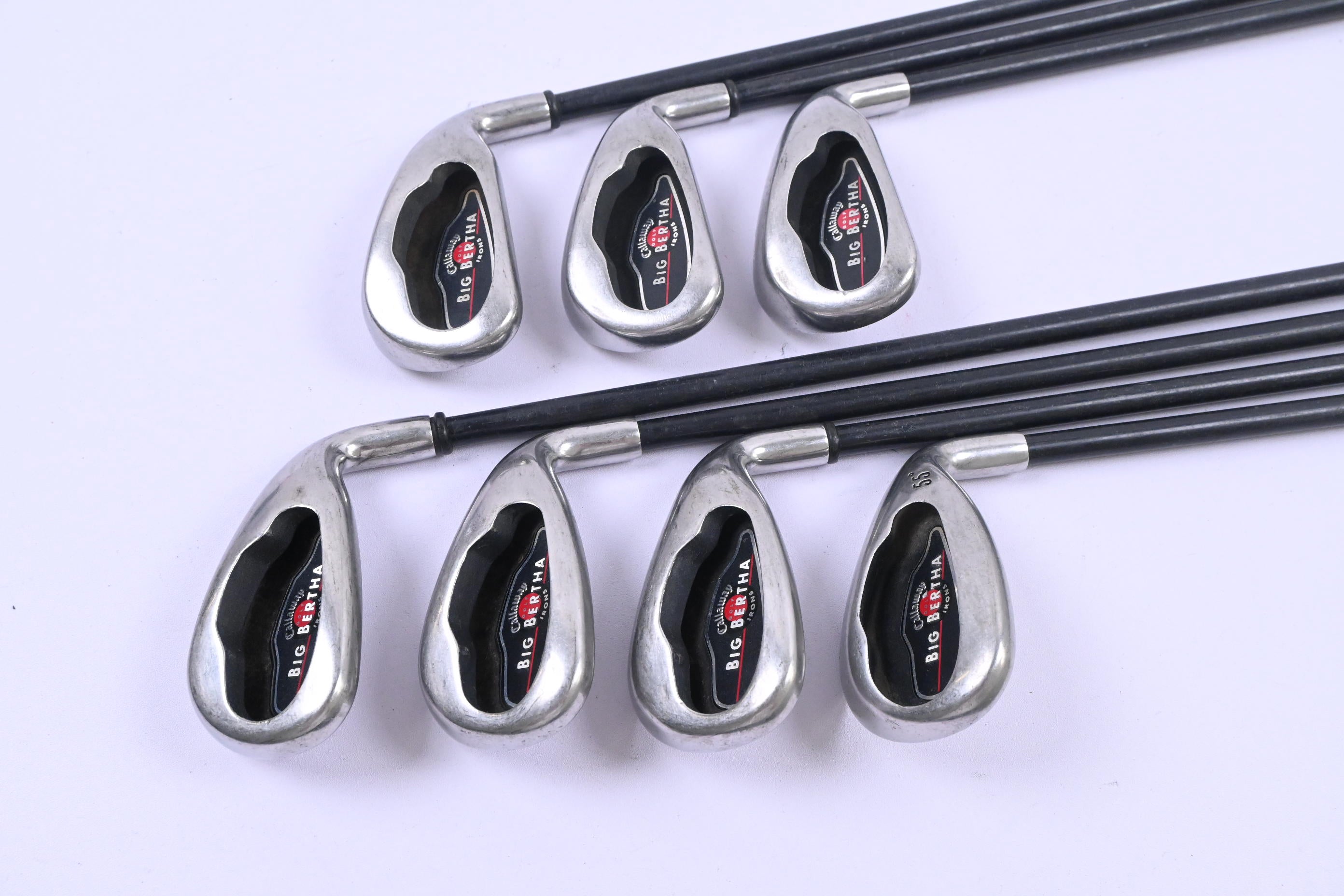 Callaway Big Bertha 2004 Irons / 5-PW+SW / Firm Flex Callaway RCH 75i Shafts