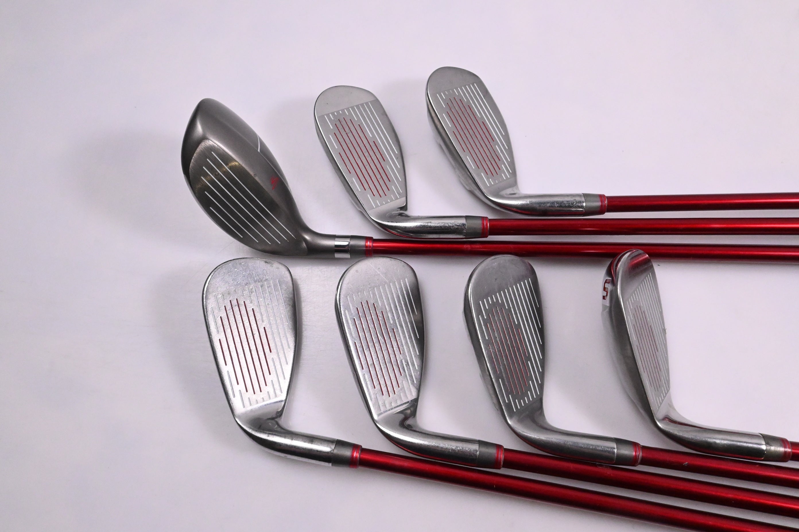 Cobra Baffler 2013 Red Irons / 6-PW+SW / Regular Flex Baffler 50 Shafts