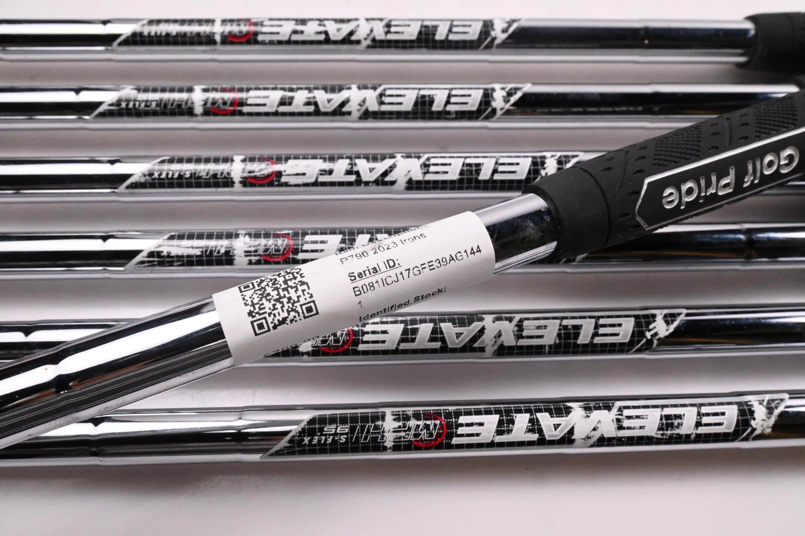 Taylormade P790 2023 Irons / 5-PW+GW / Stiff Flex Elevate MPH 95 Shafts