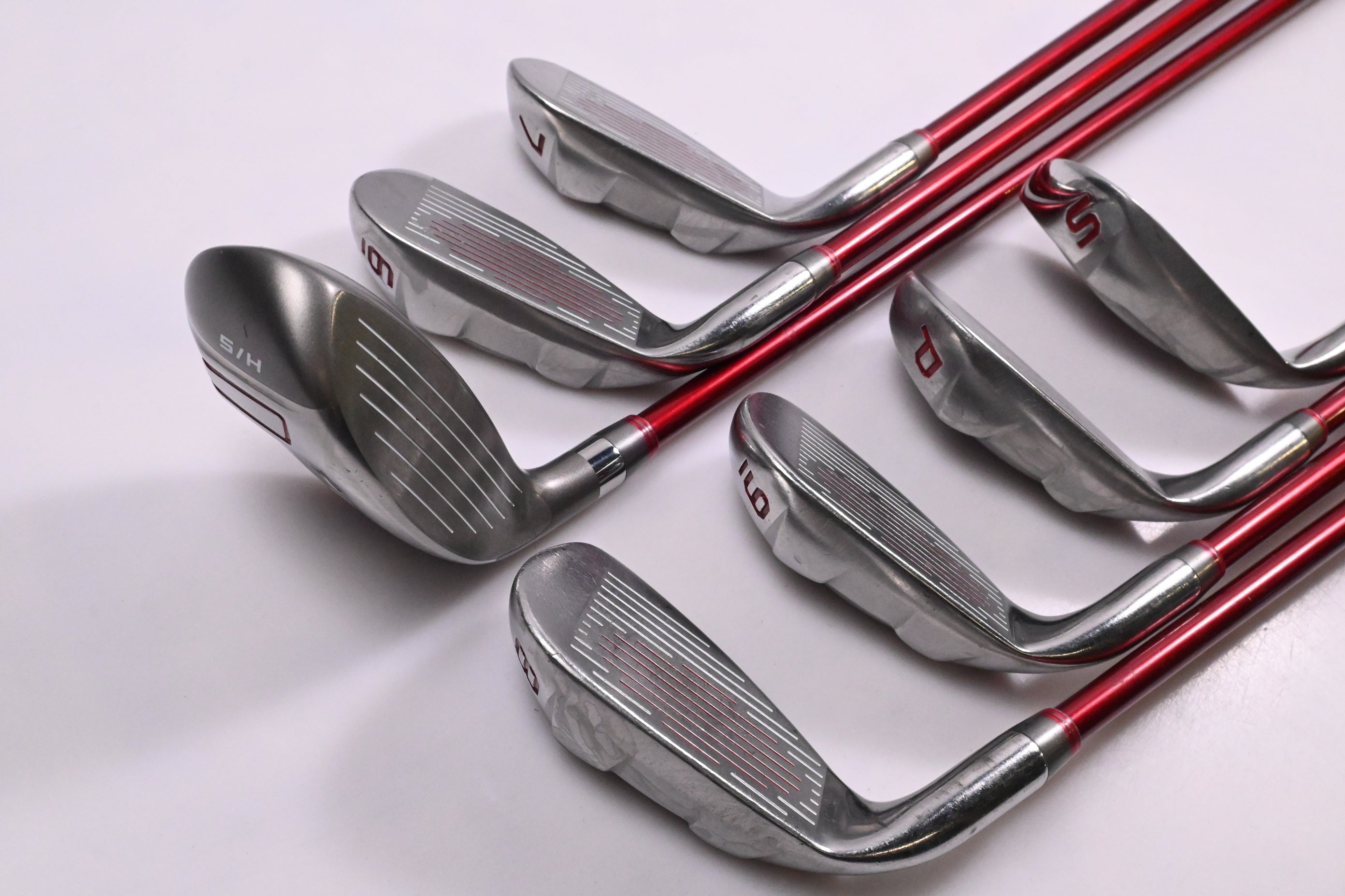 Cobra Baffler 2013 Red Irons / 6-PW+SW / Regular Flex Baffler 50 Shafts
