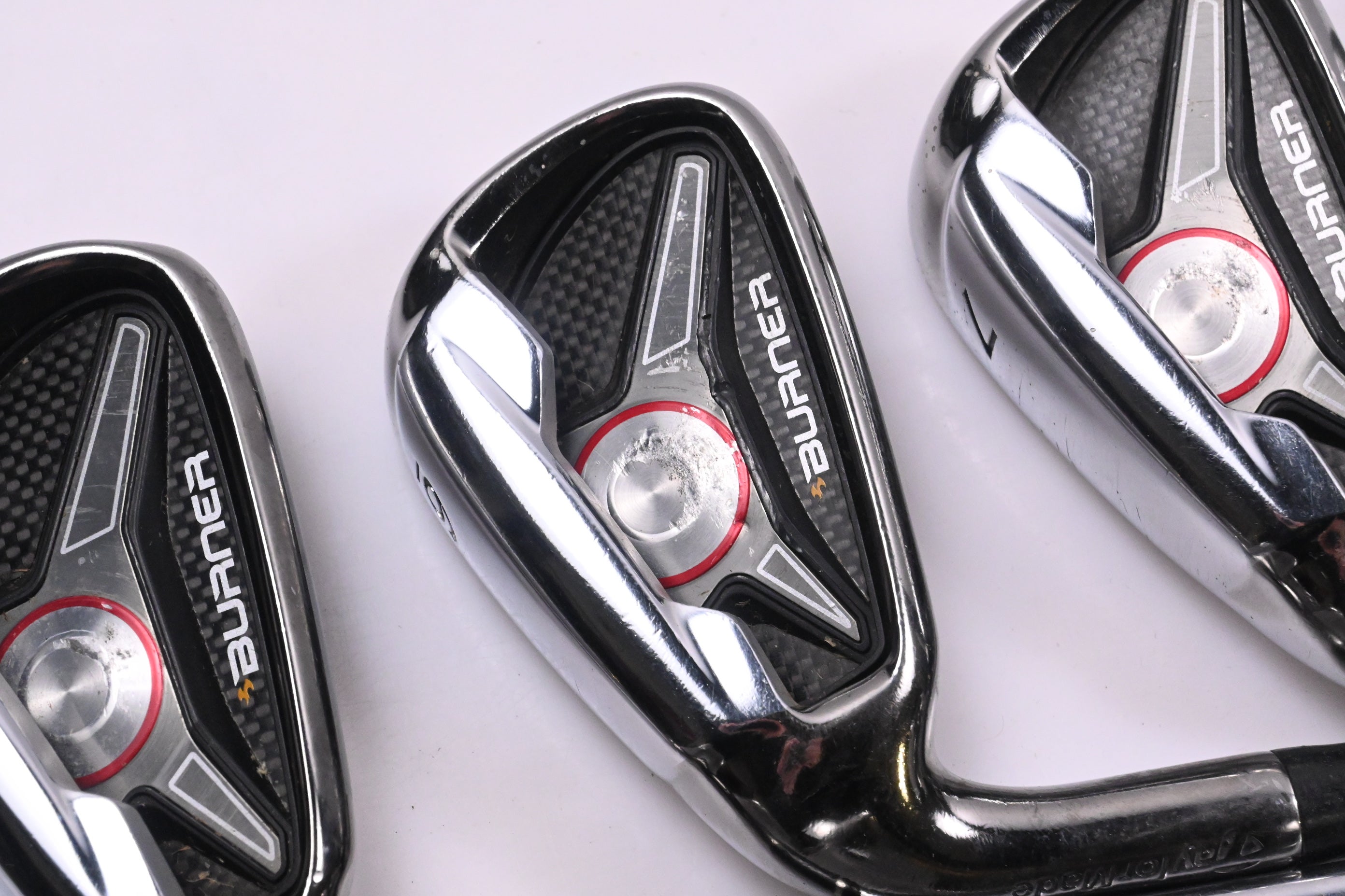 Left Hand Taylormade Burner 2.0 Irons / 5-PW+AW+SW / Regular Flex Burner 85