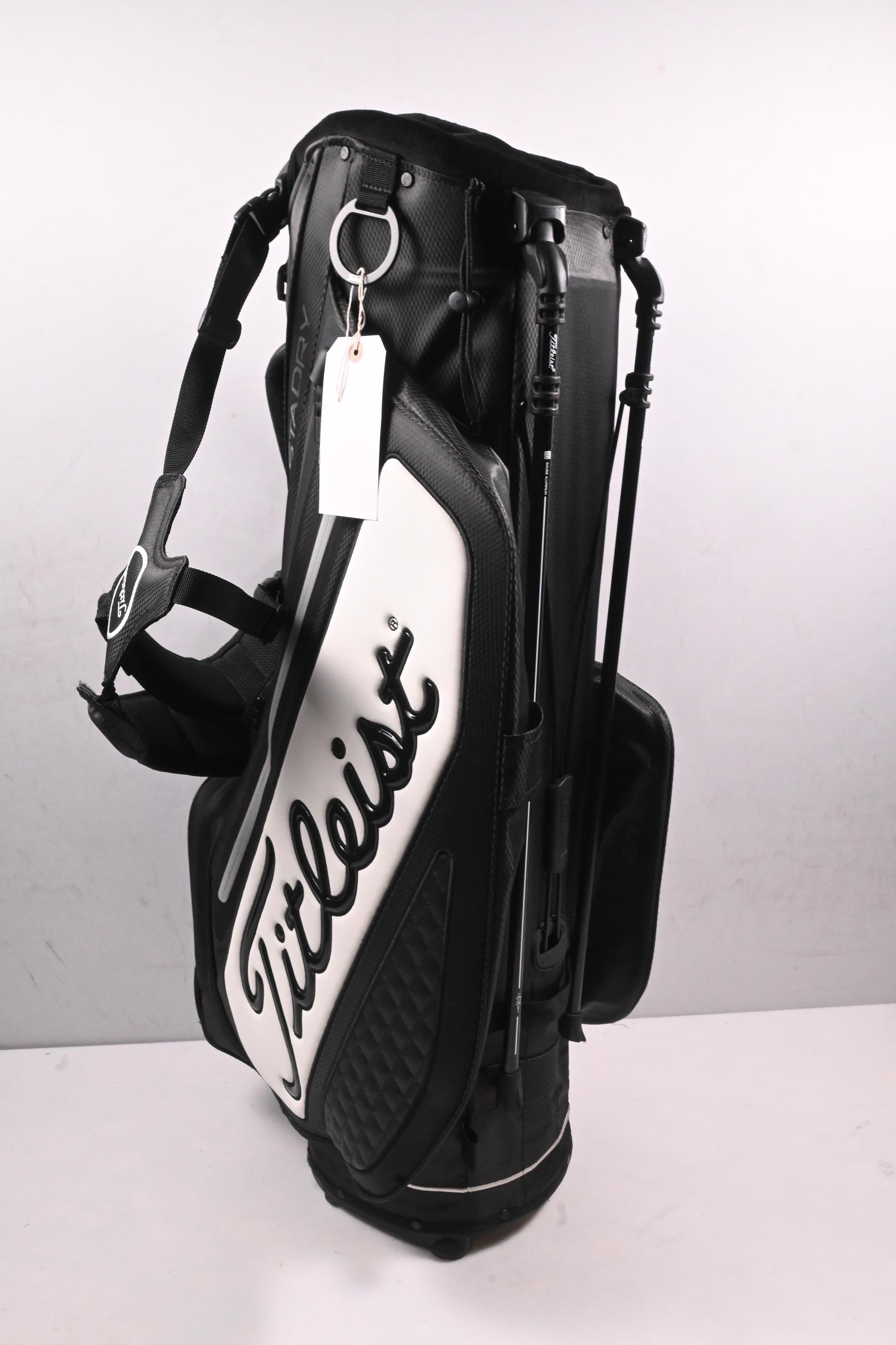 Titleist StaDry Stand Bag / 4-Way Divider / Black, White