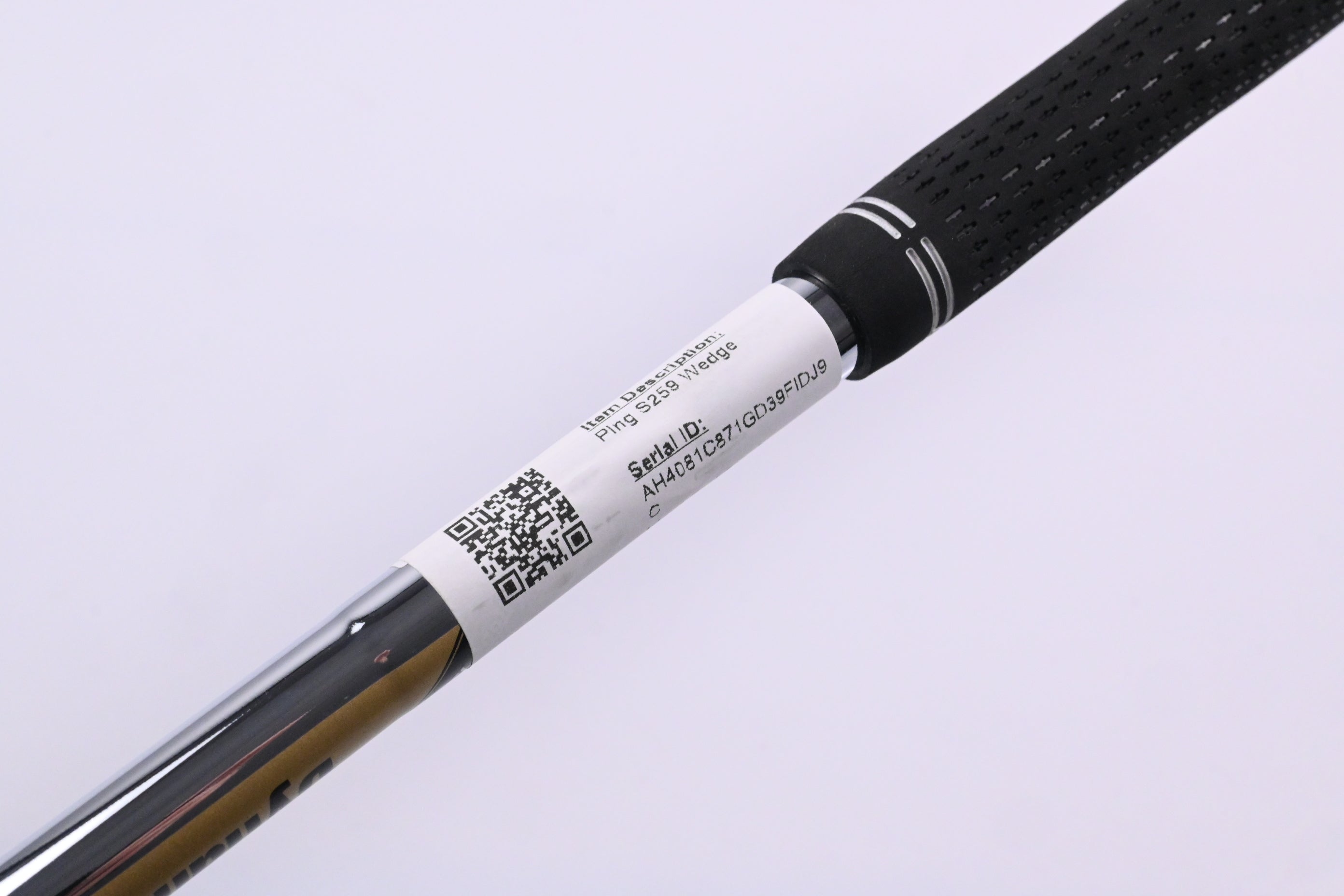 Ping S259 Lob Wedge / 58 Degree / Black Dot / X-Flex Dynamic Gold Shaft