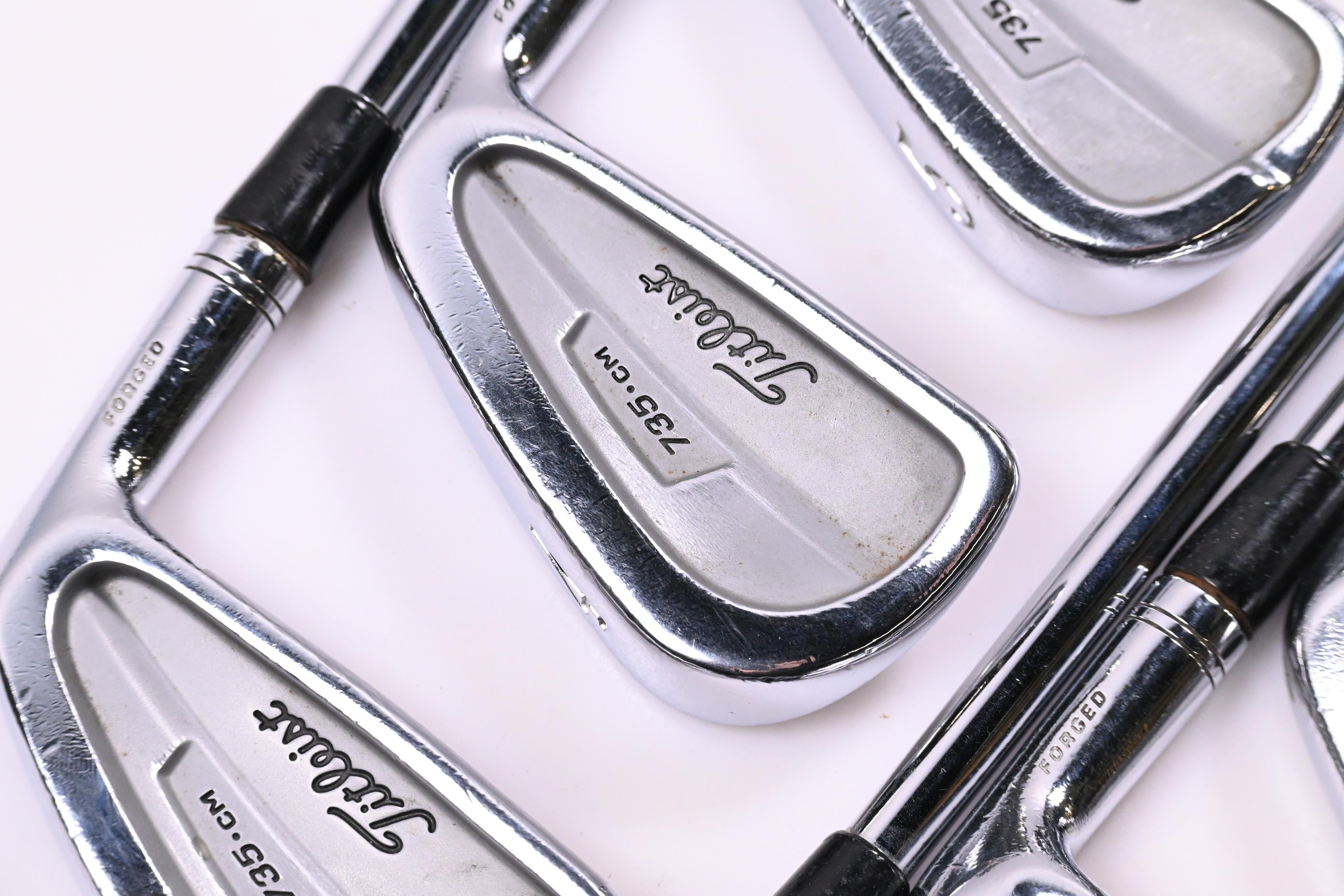 Titleist 735.CM Irons / 3-9i / Stiff Flex Dynamic Gold S300 Shafts