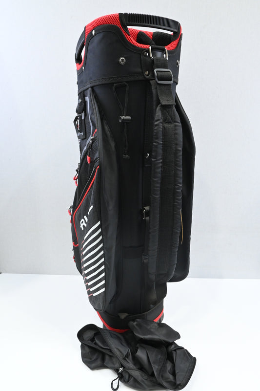 Rife Cart Bag / 14-Way Divider / Black, Red