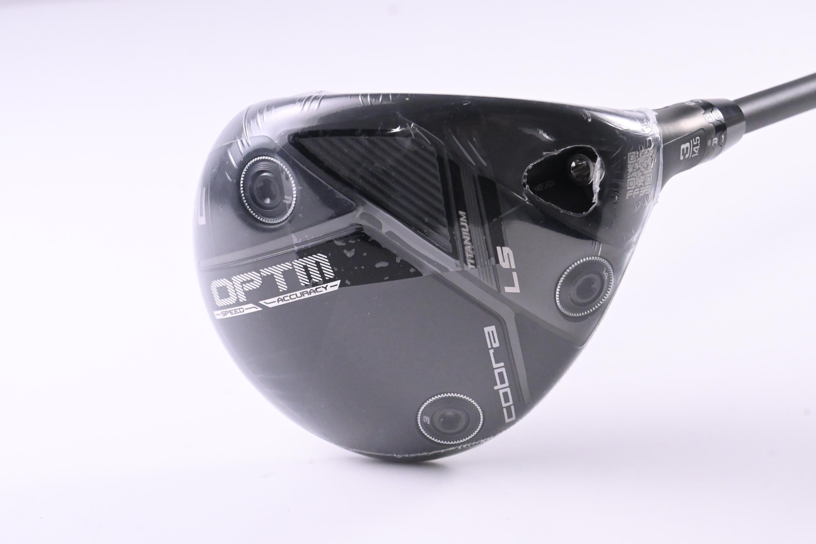 Cobra OPTM LS #3 Wood / 14.5 Degree / Stiff Flex Denali Frost Black 70 Shaft