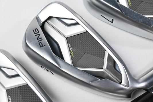 Left Hand Ping G430 Irons / 5-PW / Blue Dot / Regular Flex Ping AWT 2.0 Shafts