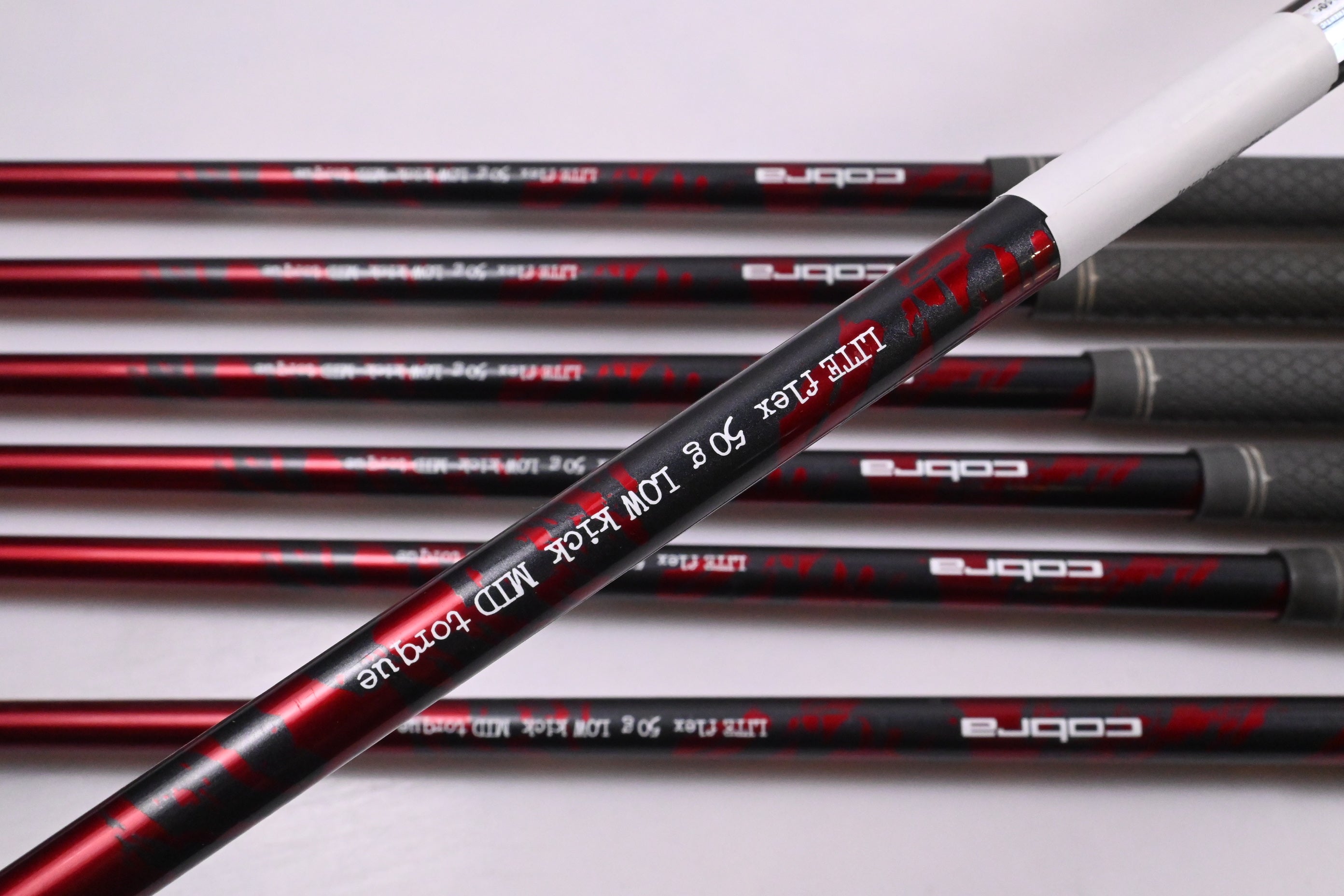 Cobra Baffler 2013 Red Irons / 6-PW+SW / Regular Flex Baffler 50 Shafts