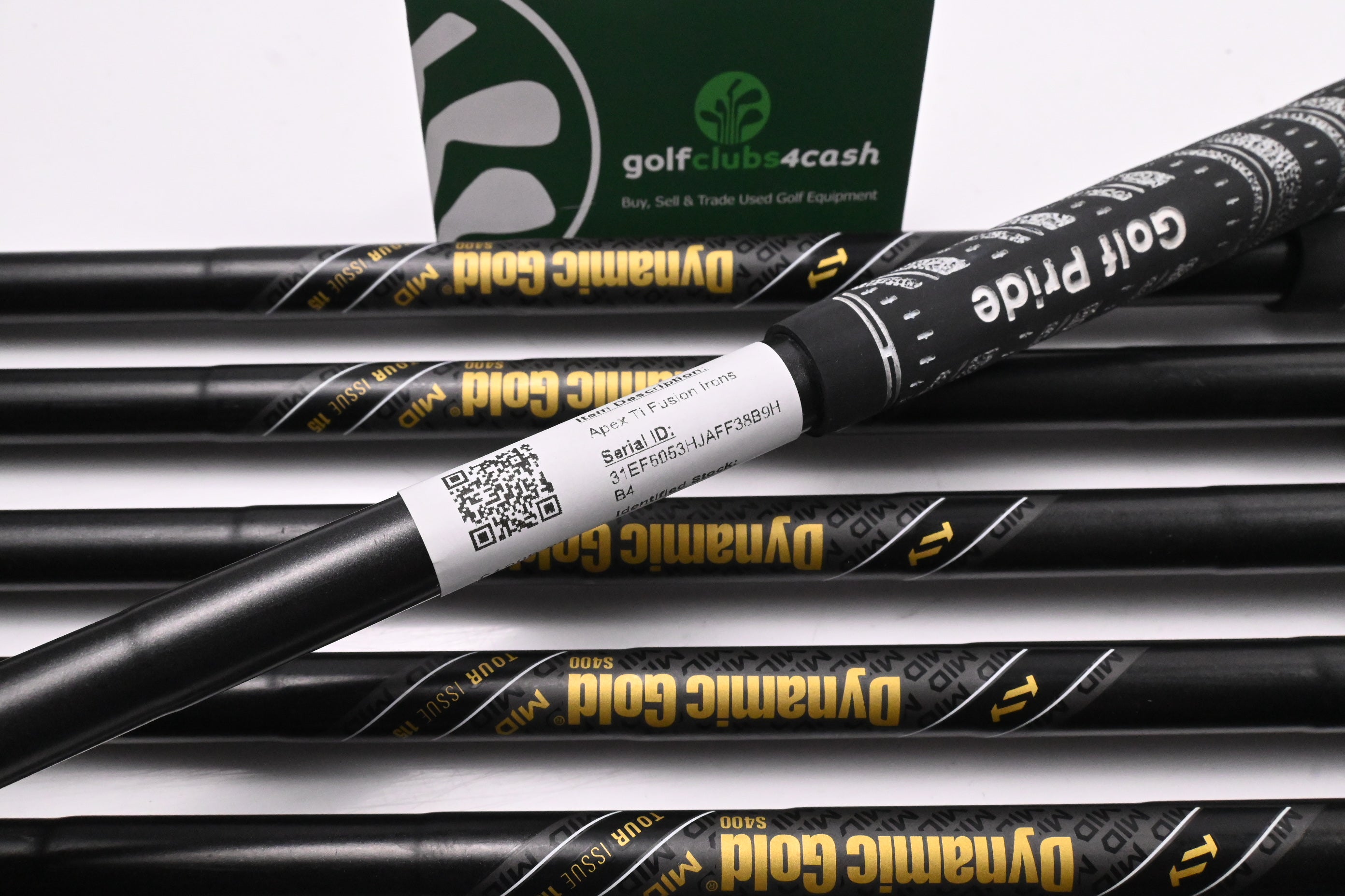 Callaway Apex Ti Fusion Irons / 4-PW / Stiff Flex Dynamic Gold Mid 115 S400