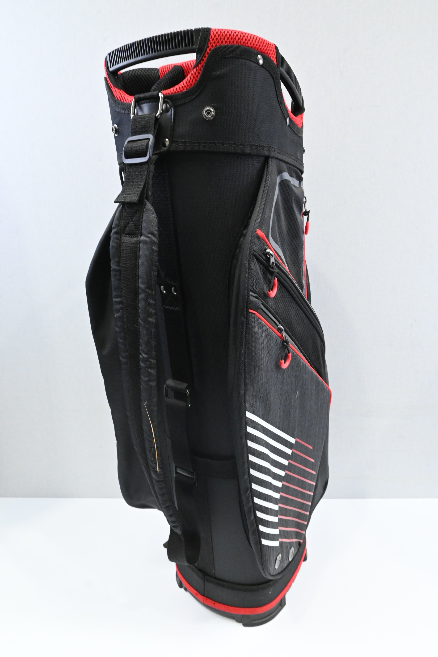 Rife Cart Bag / 14-Way Divider / Black, Red