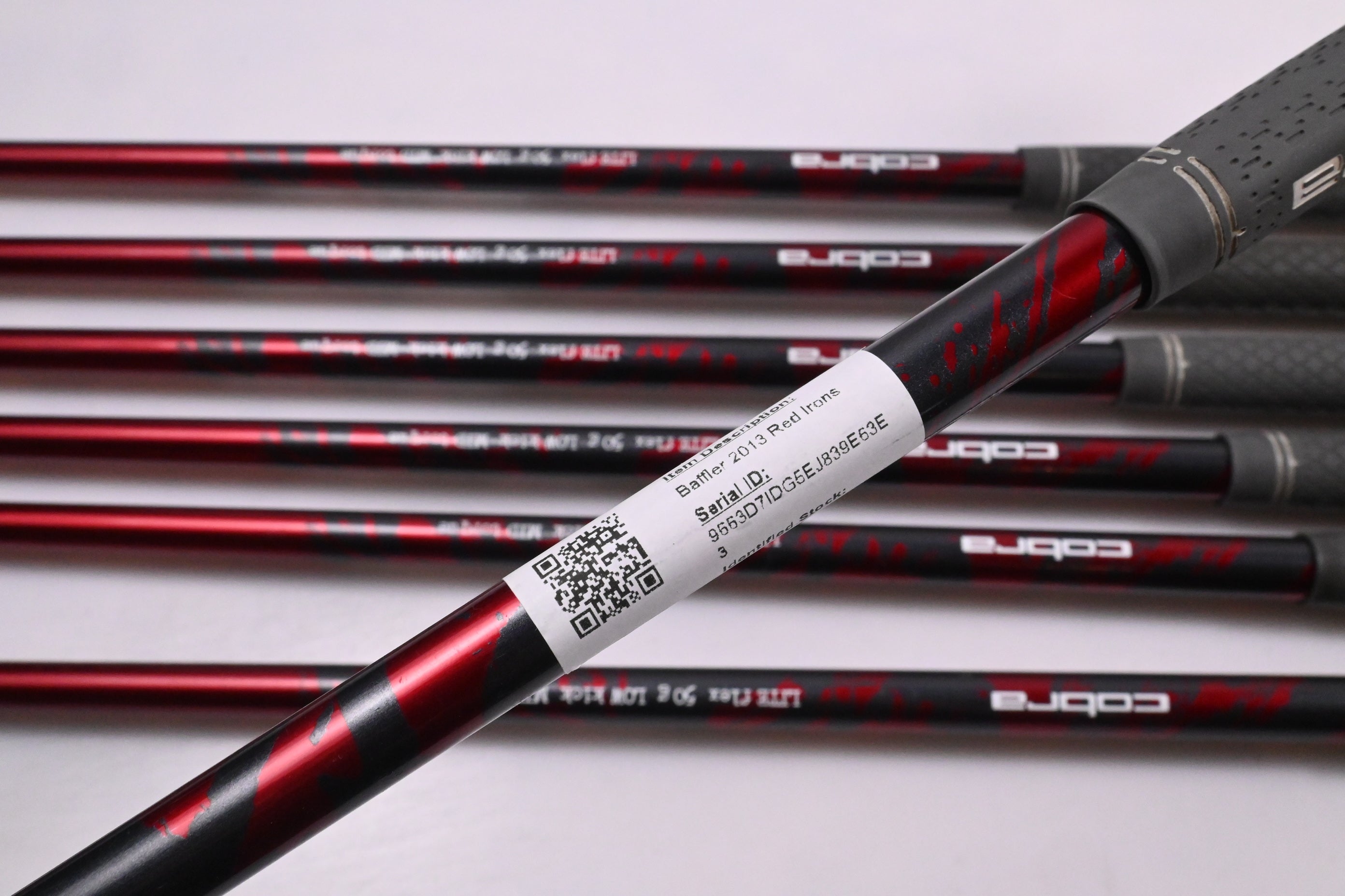 Cobra Baffler 2013 Red Irons / 6-PW+SW / Regular Flex Baffler 50 Shafts