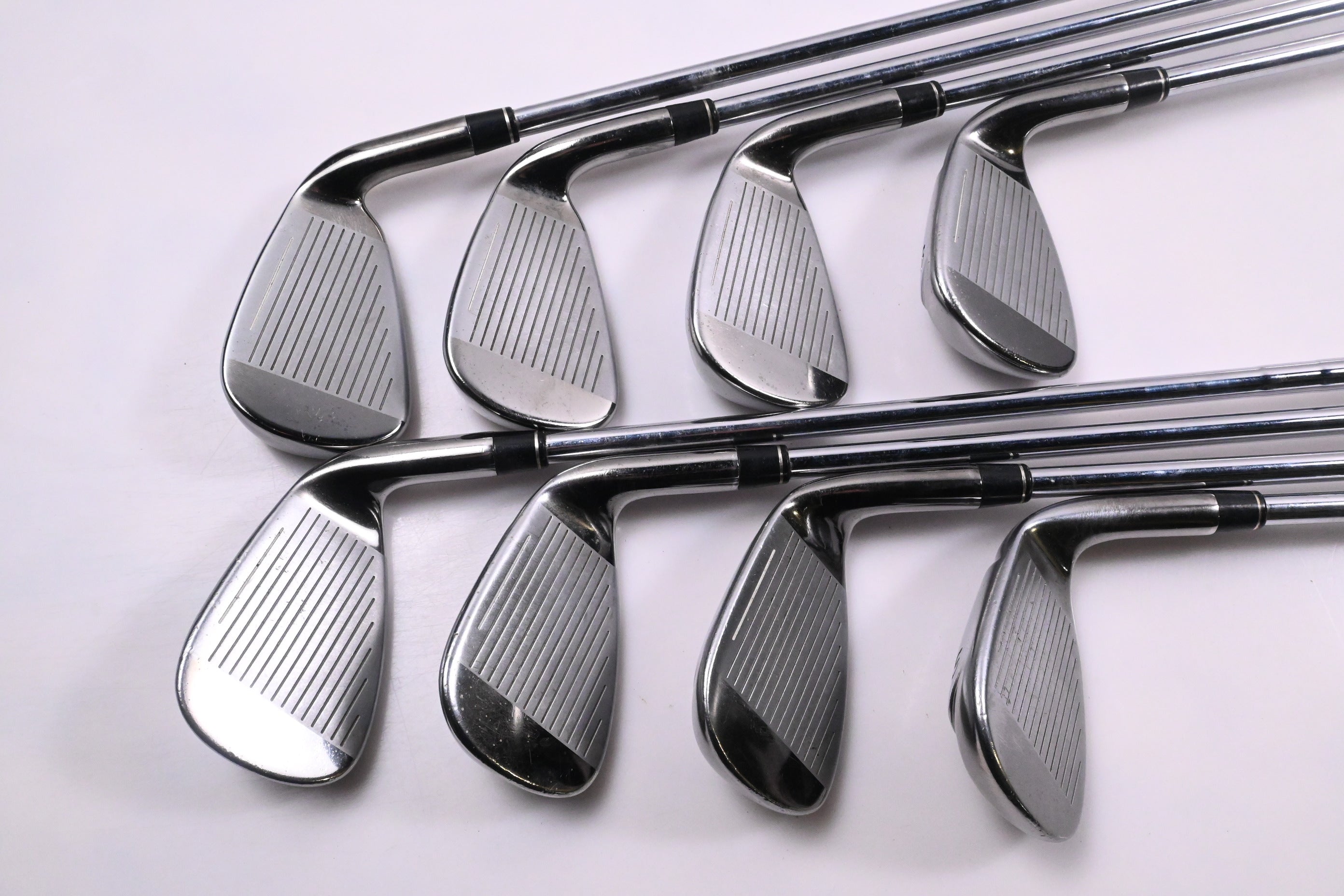 Left Hand Taylormade Burner 2.0 Irons / 5-PW+AW+SW / Regular Flex Burner 85