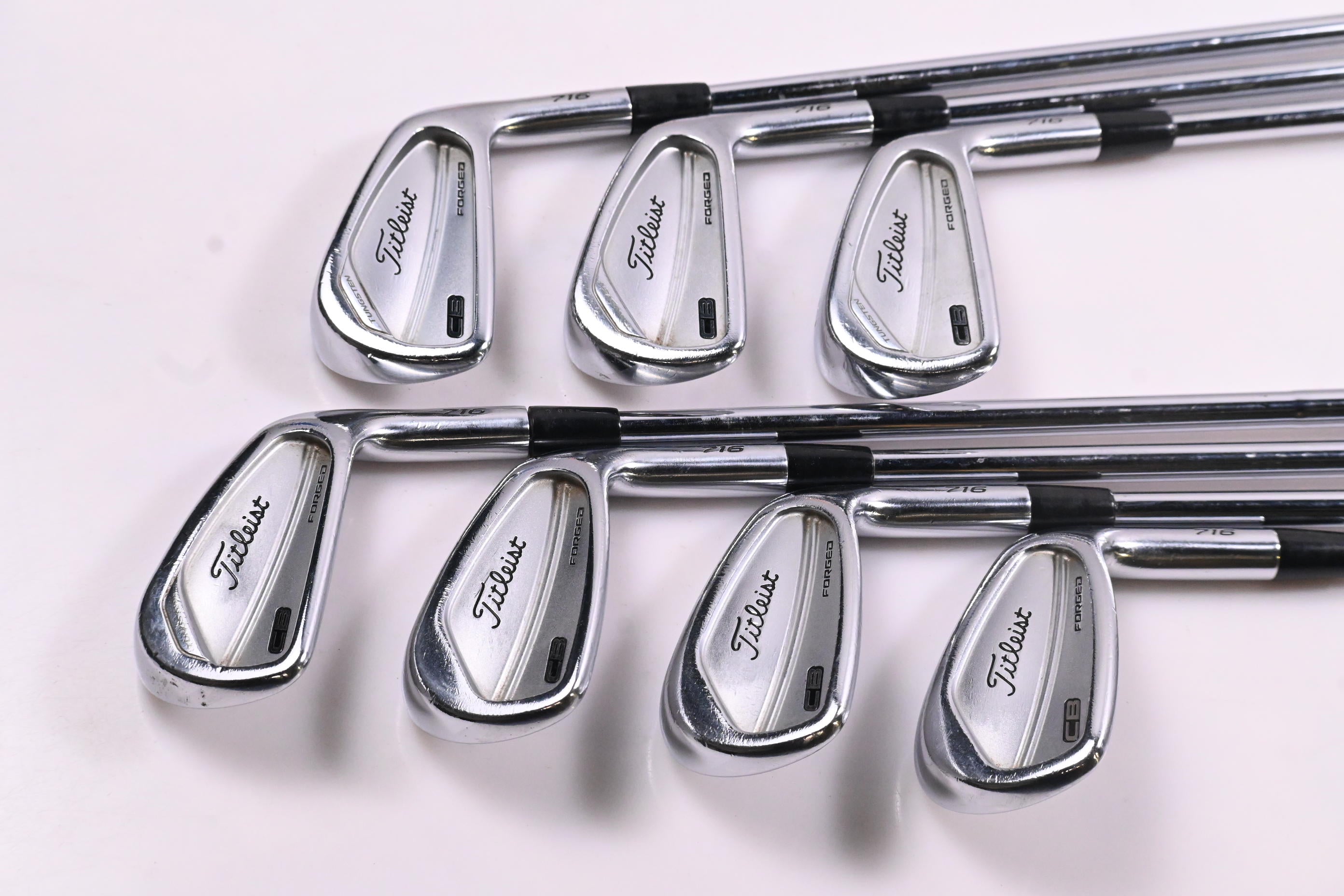 Titleist 716 CB Irons / 4-PW / Stiff Flex Dynamic Gold AMT S300 Shafts